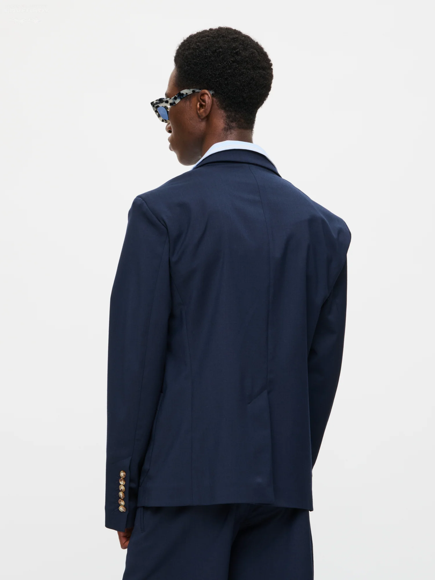 5 MINUTES EARLY JACKET in NAVY BLUE - Image 3