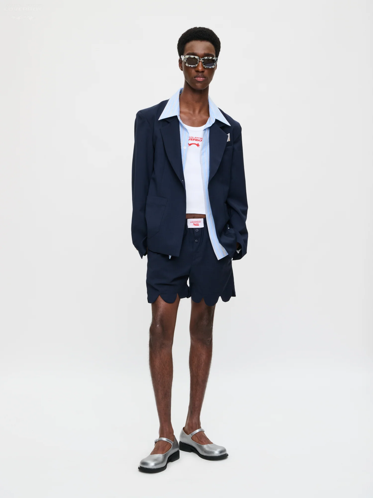 5 MINUTES EARLY JACKET in NAVY BLUE - Image 4