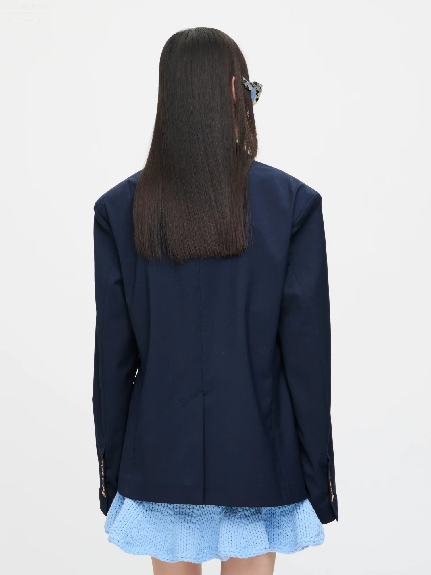 5 MINUTES EARLY JACKET in NAVY BLUE - Image 6