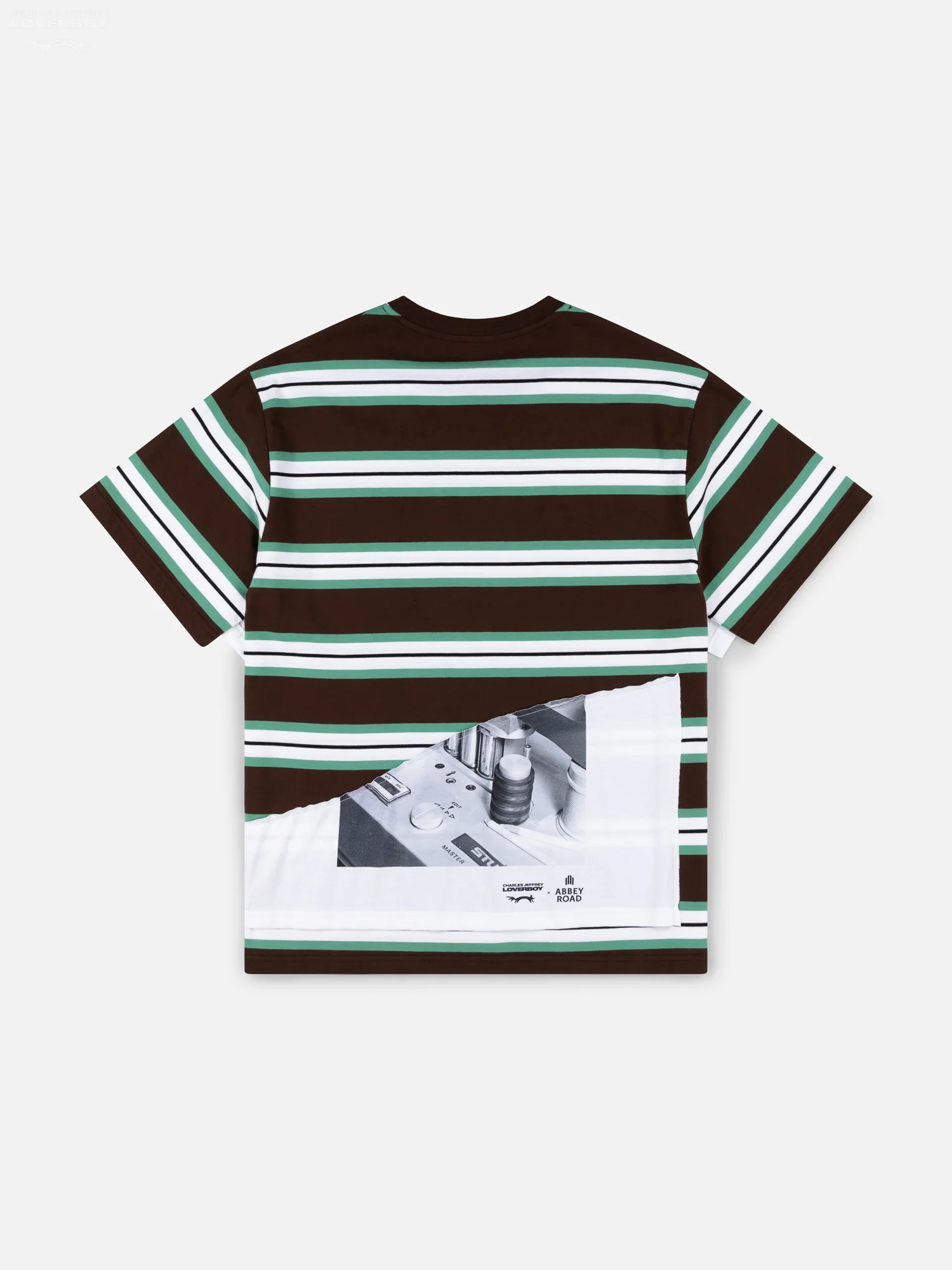 ABBEY ROAD DOUBLE TEE in BROWN WHITE - Image 10