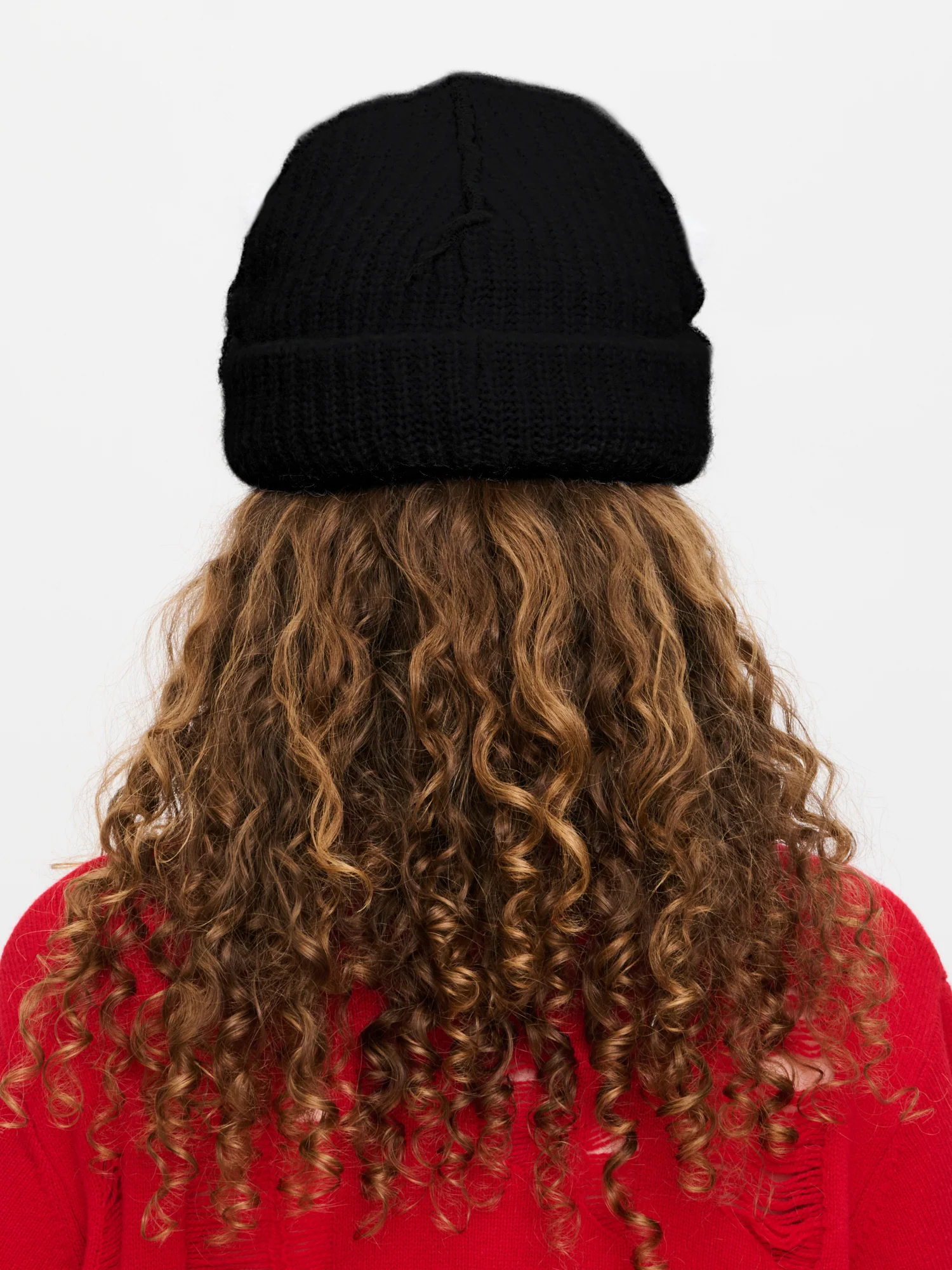 ALPACA CHUNKY EARS BEANIE EXCLUSIVE in BLACK - Image 4