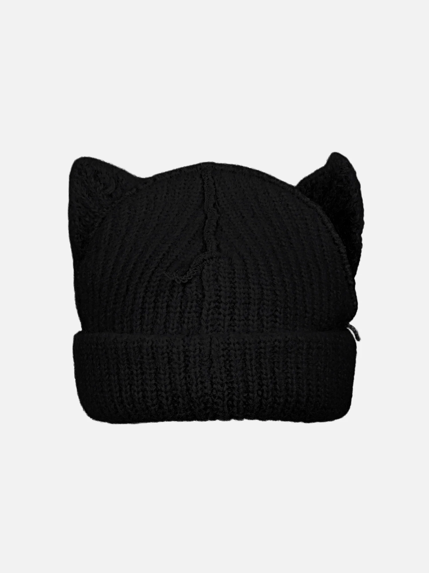 ALPACA CHUNKY EARS BEANIE EXCLUSIVE in BLACK - Image 5