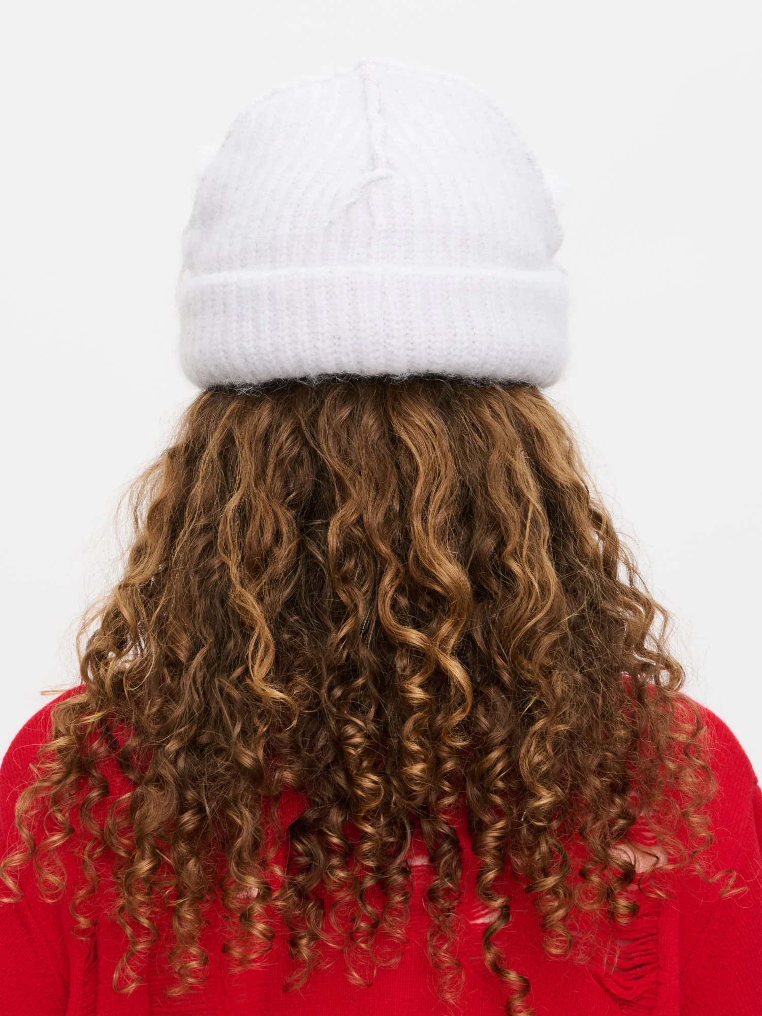 ALPACA CHUNKY EARS BEANIE EXCLUSIVE in GREY - Image 4