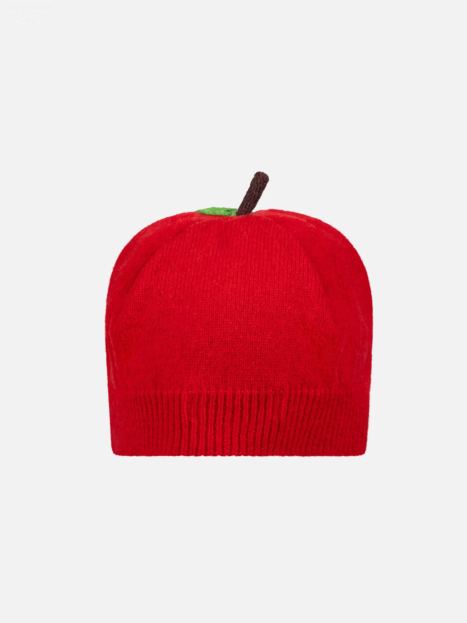 APPLE RIB BEANIE in RED GREEN WORM - Image 5