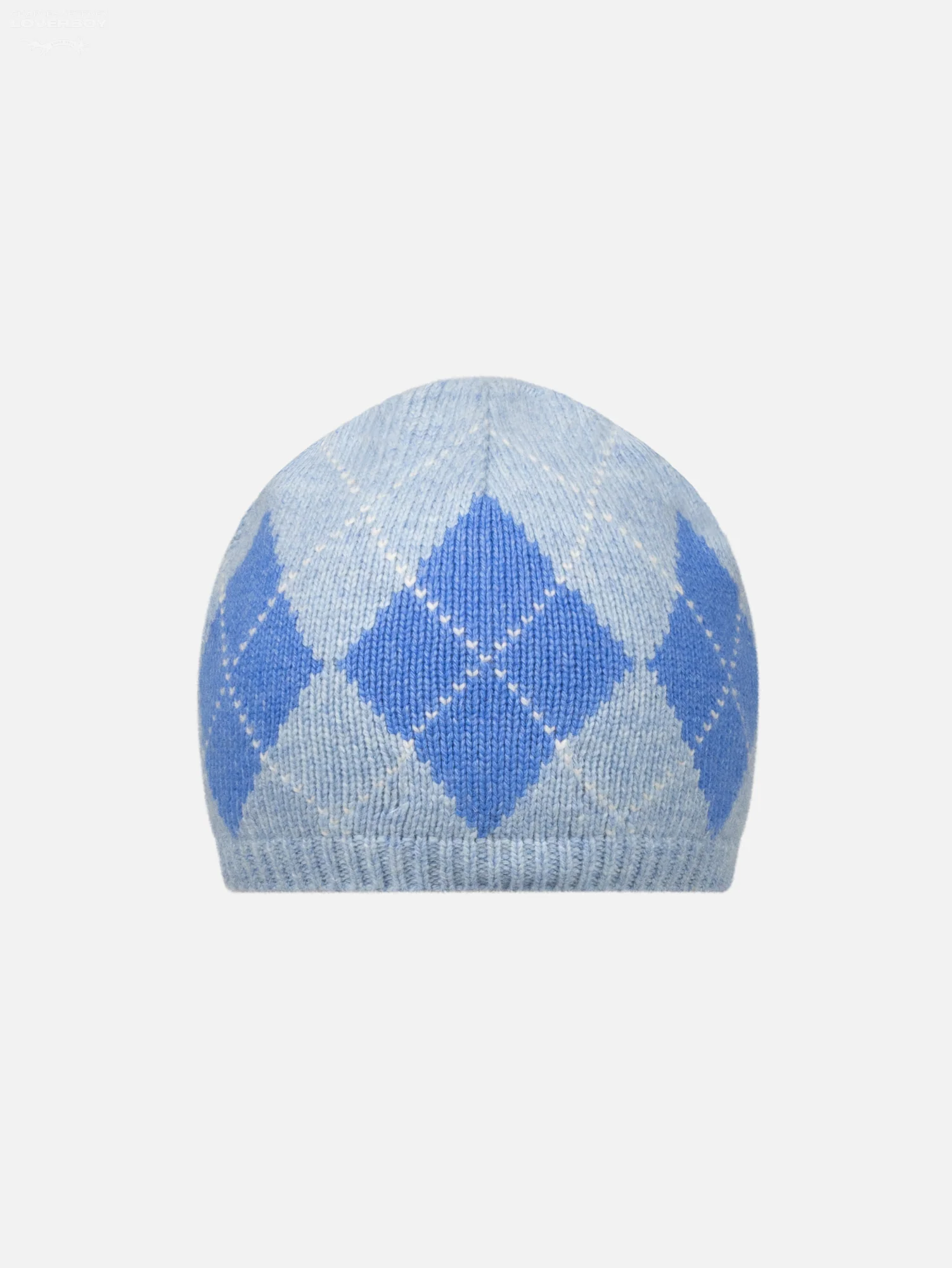 ARGYLE RIB BEANIE EXCLUSIVE in LIGHT BLUE - Image 5