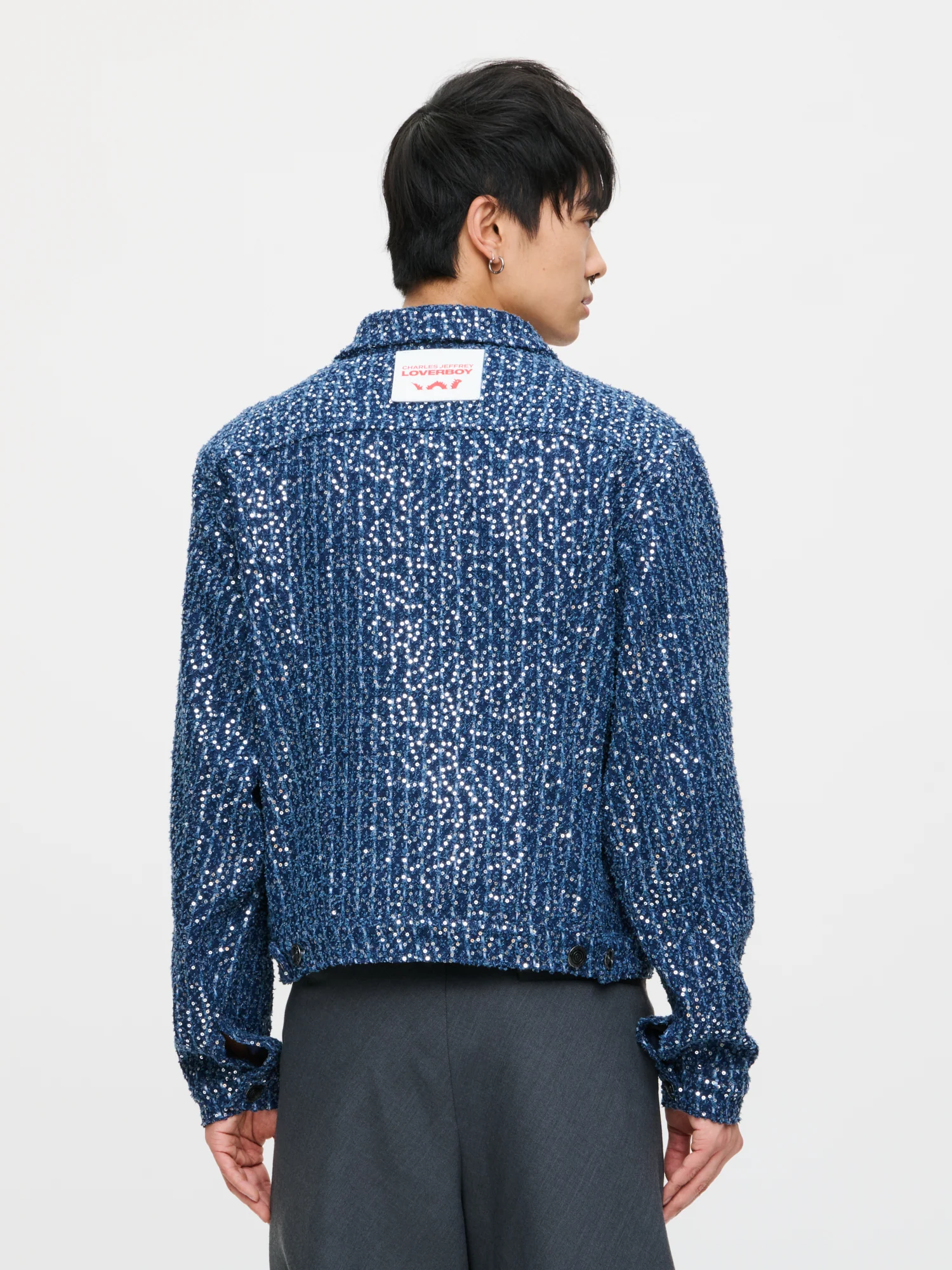 ART DENIM JACKET in BLUE - Image 2