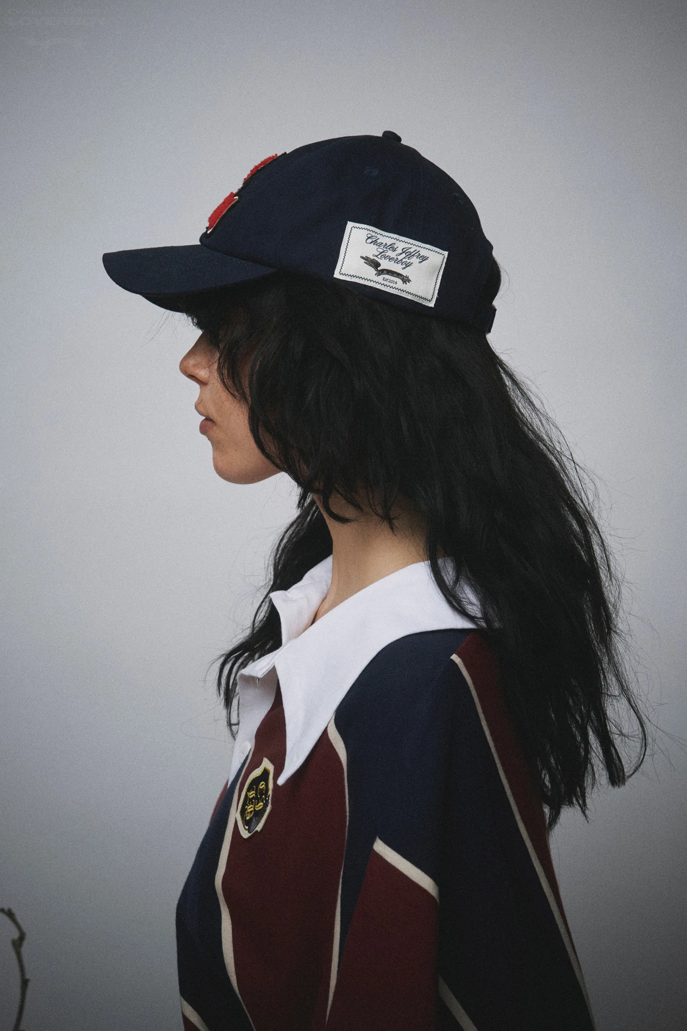 BADGE CAP in NAVY - Image 3