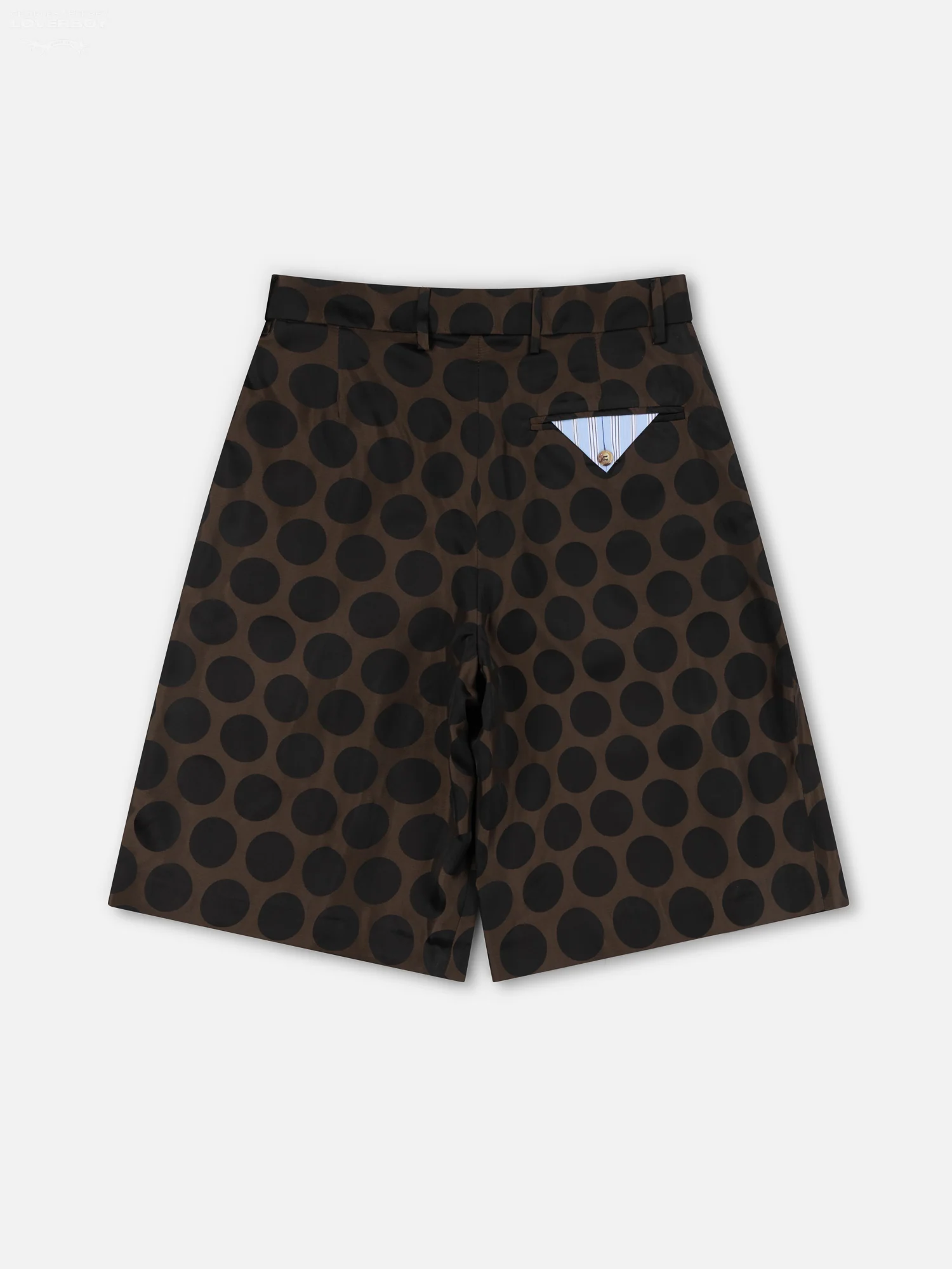 BERMUDA SHORT in BROWN POLKA DOT - Image 6