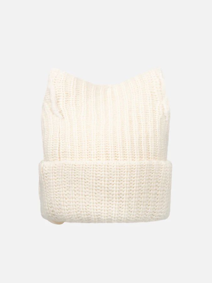 BOX BEANIE in ECRU - Image 5