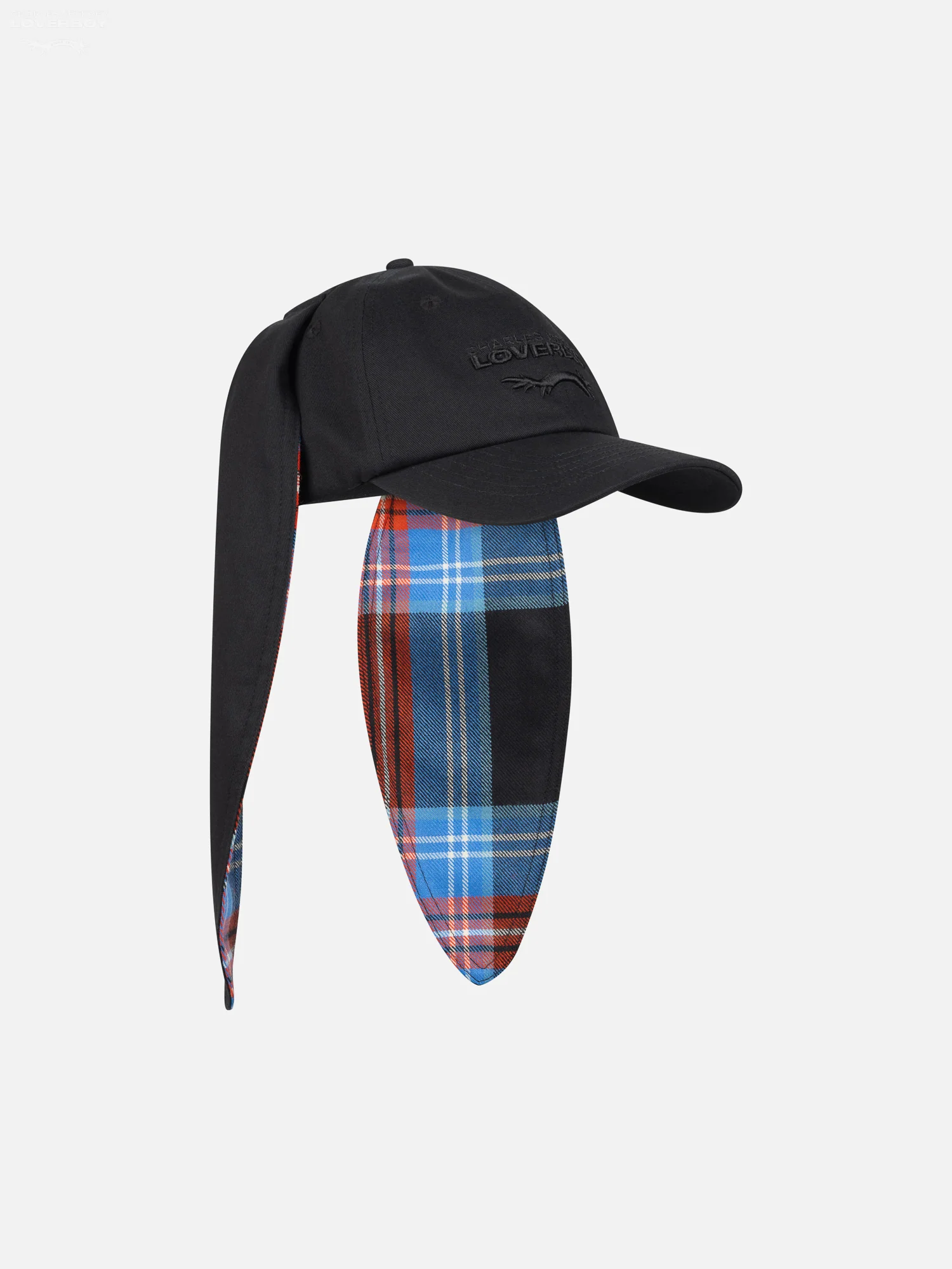 BUNNY CAP in BLACK TARTAN - Image 5