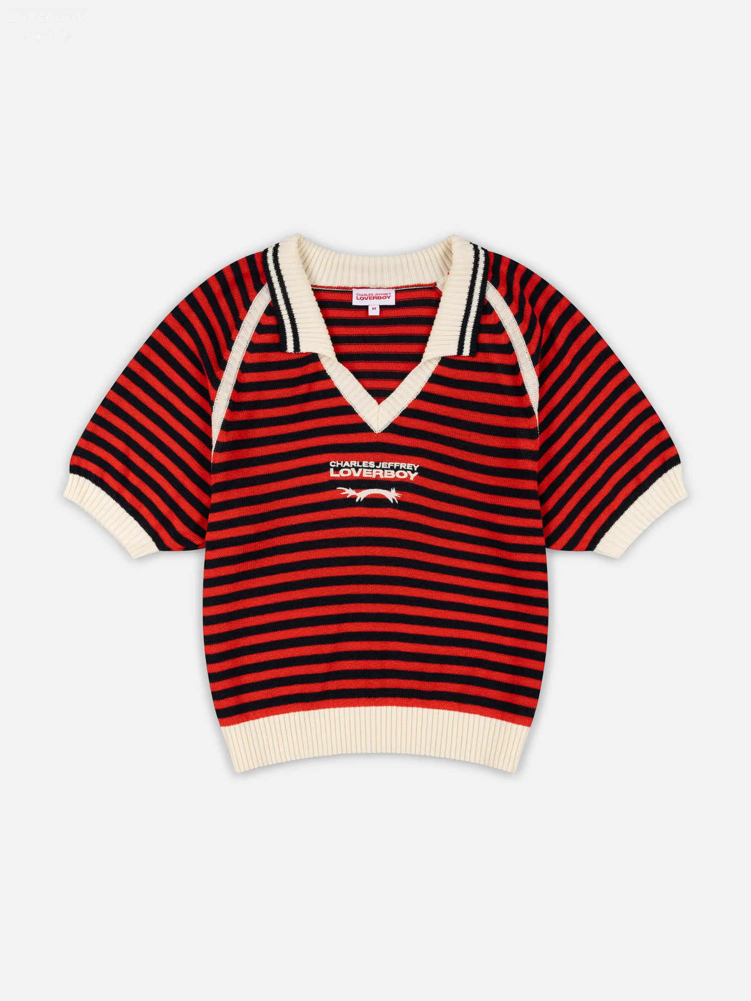 CHEEKY POLO in RED NAVY STRIPE - Image 6