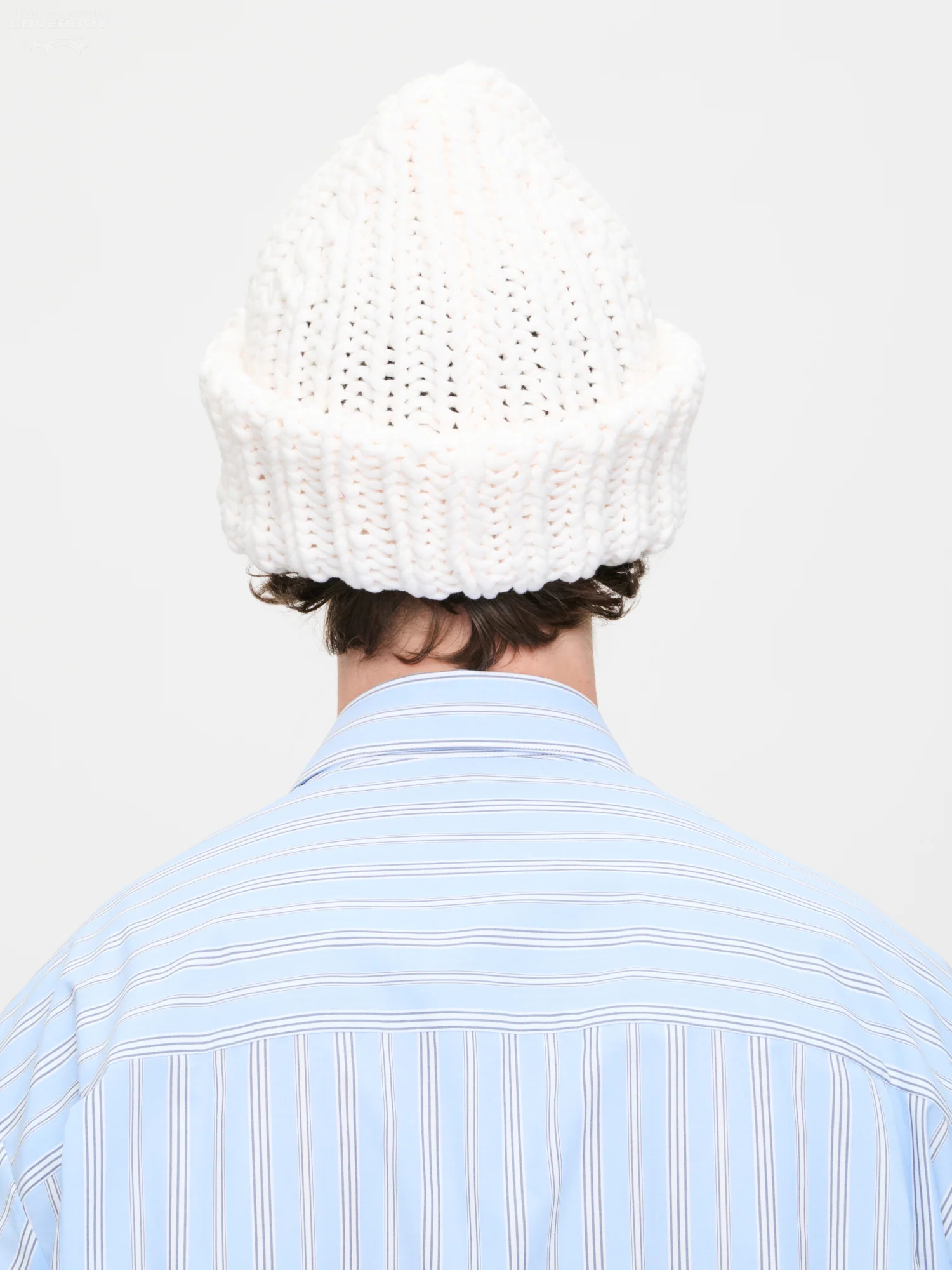 CHUBBY BEANIE in ECRU - Image 4