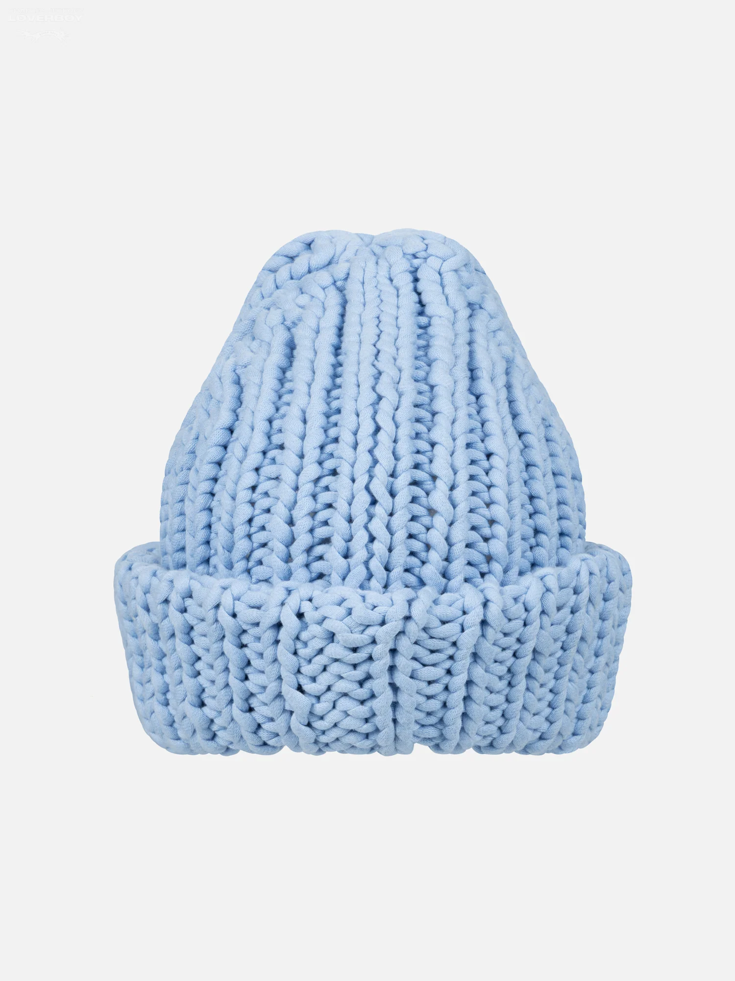 CHUBBY BEANIE in LIGHT BLUE - Image 5