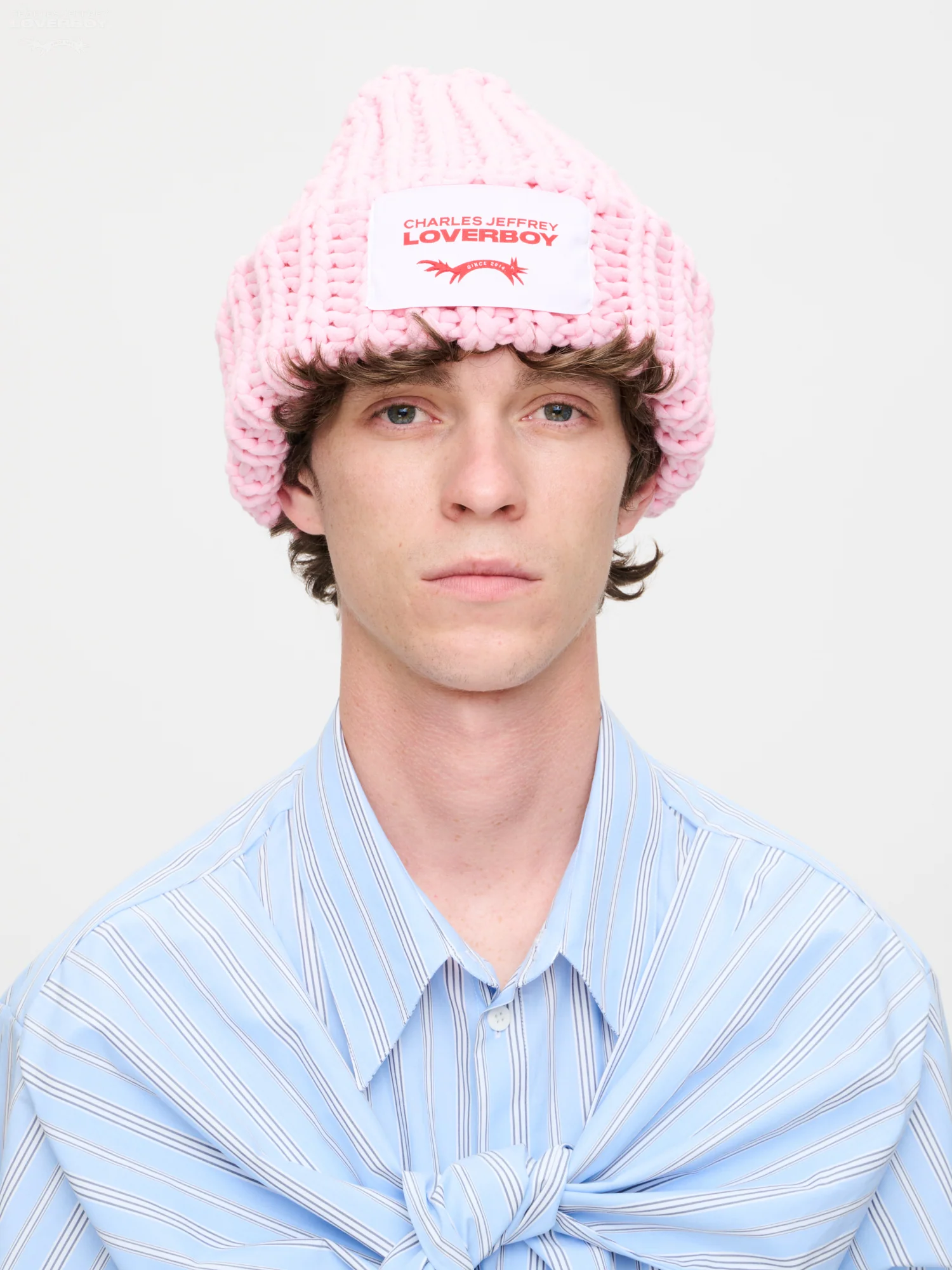 CHUBBY BEANIE in PINK - Image 2