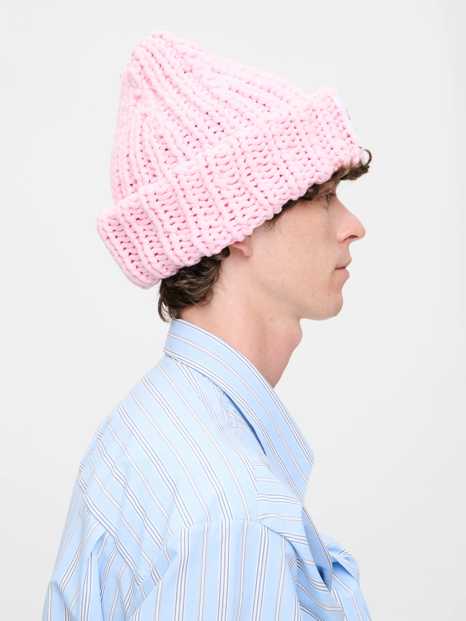 CHUBBY BEANIE in PINK - Image 3