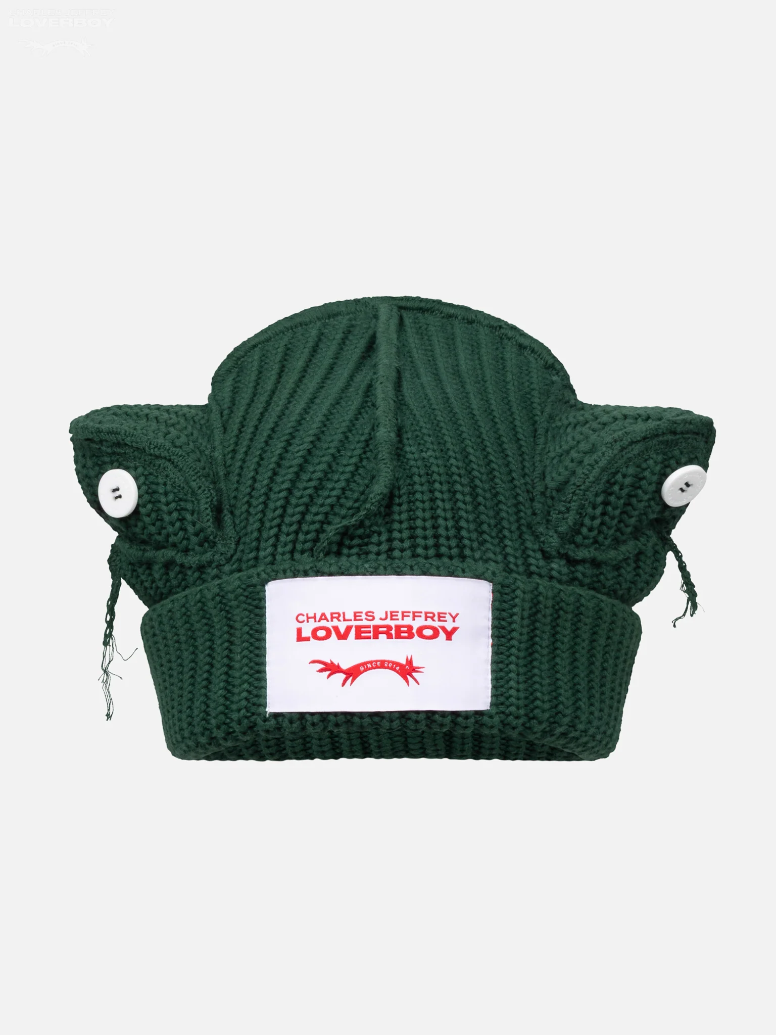 CHUNKY FROG BEANIE in GREEN - Image 4