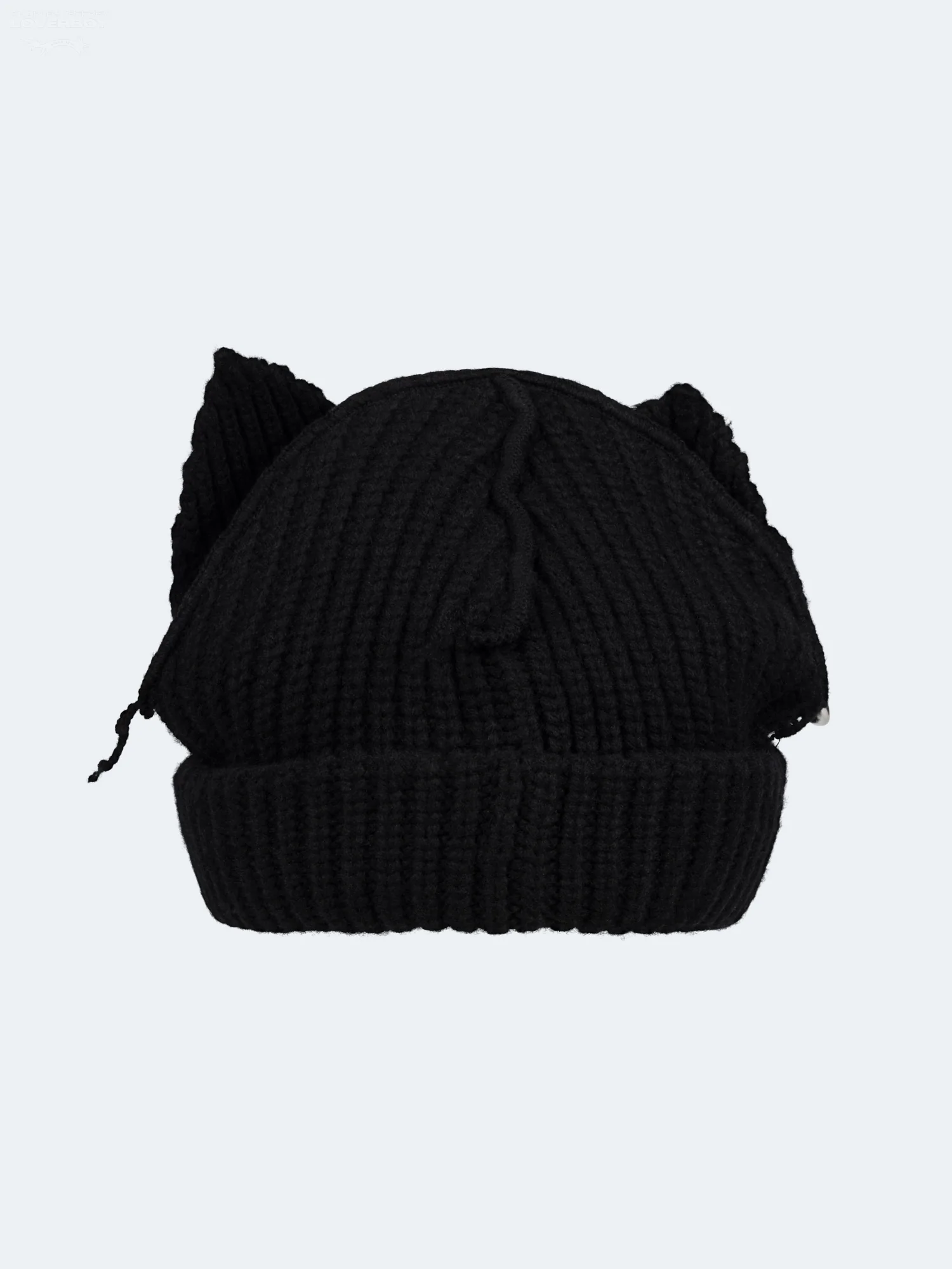 CHUNKY PUNK EARS BEANIE EXCLUSIVE in BLACK - Image 5