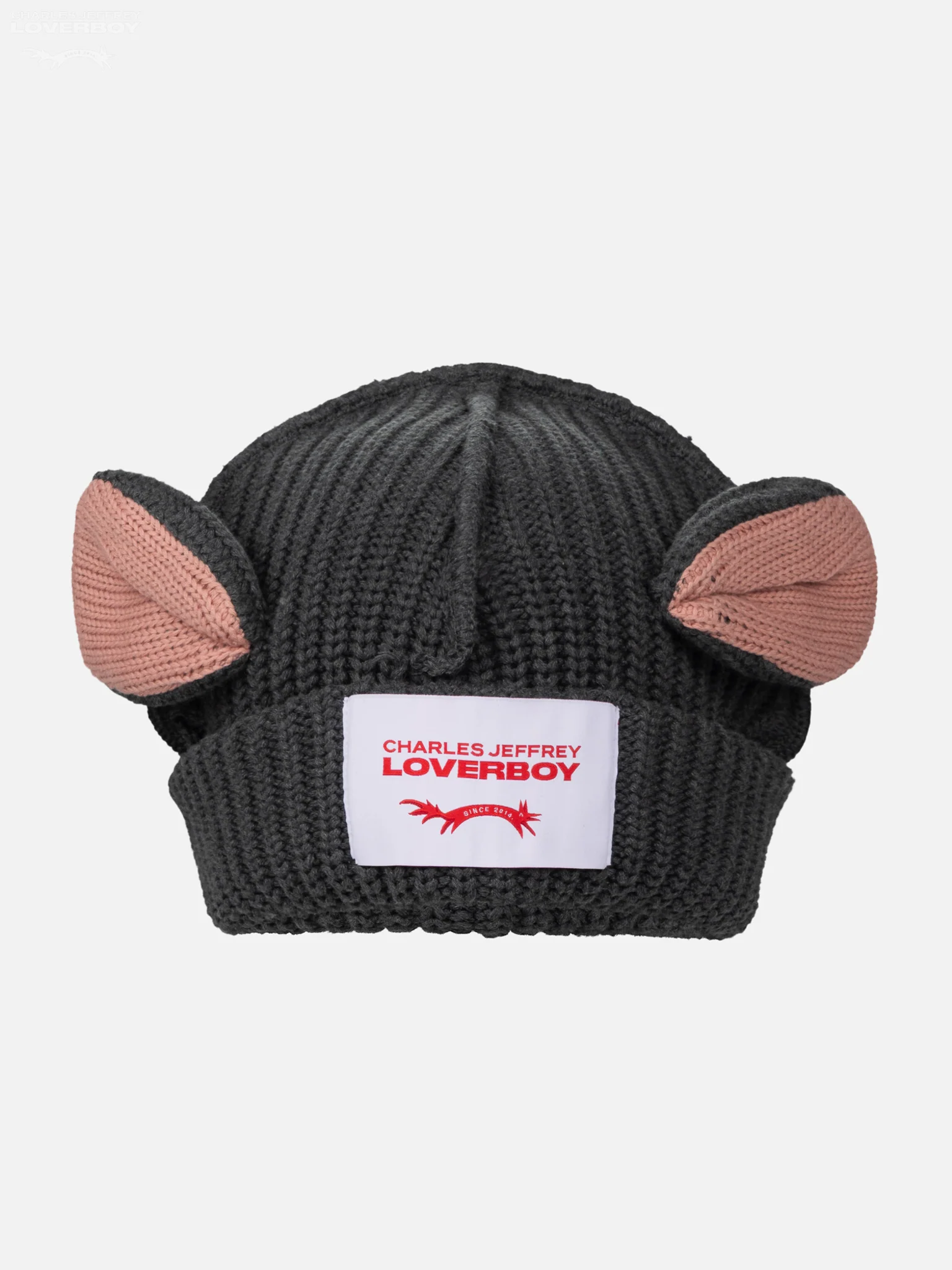 CHUNKY RAT BEANIE in GREY - Image 4