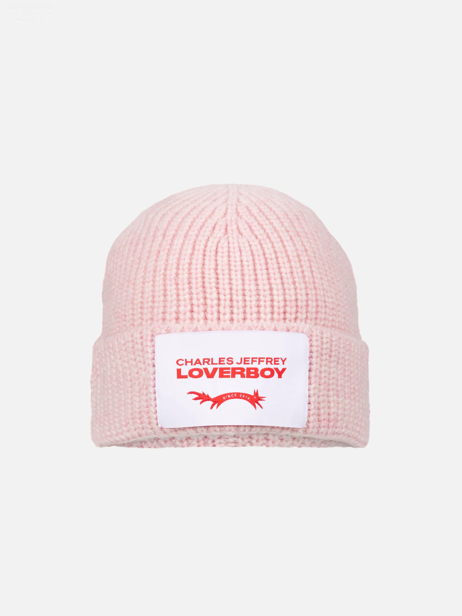 CHUNKY RIB BEANIE in PINK