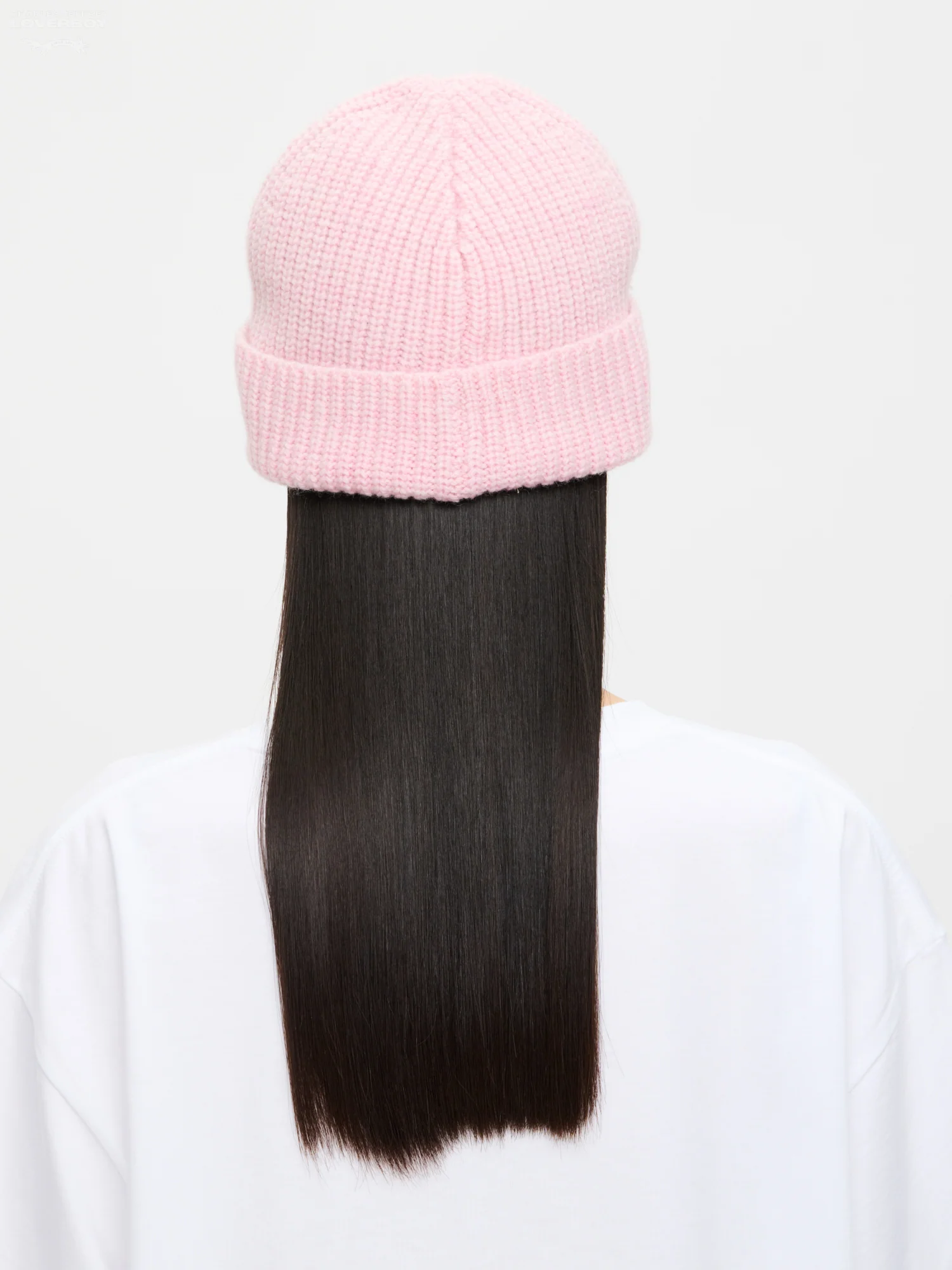 CHUNKY RIB BEANIE in PINK - Image 4