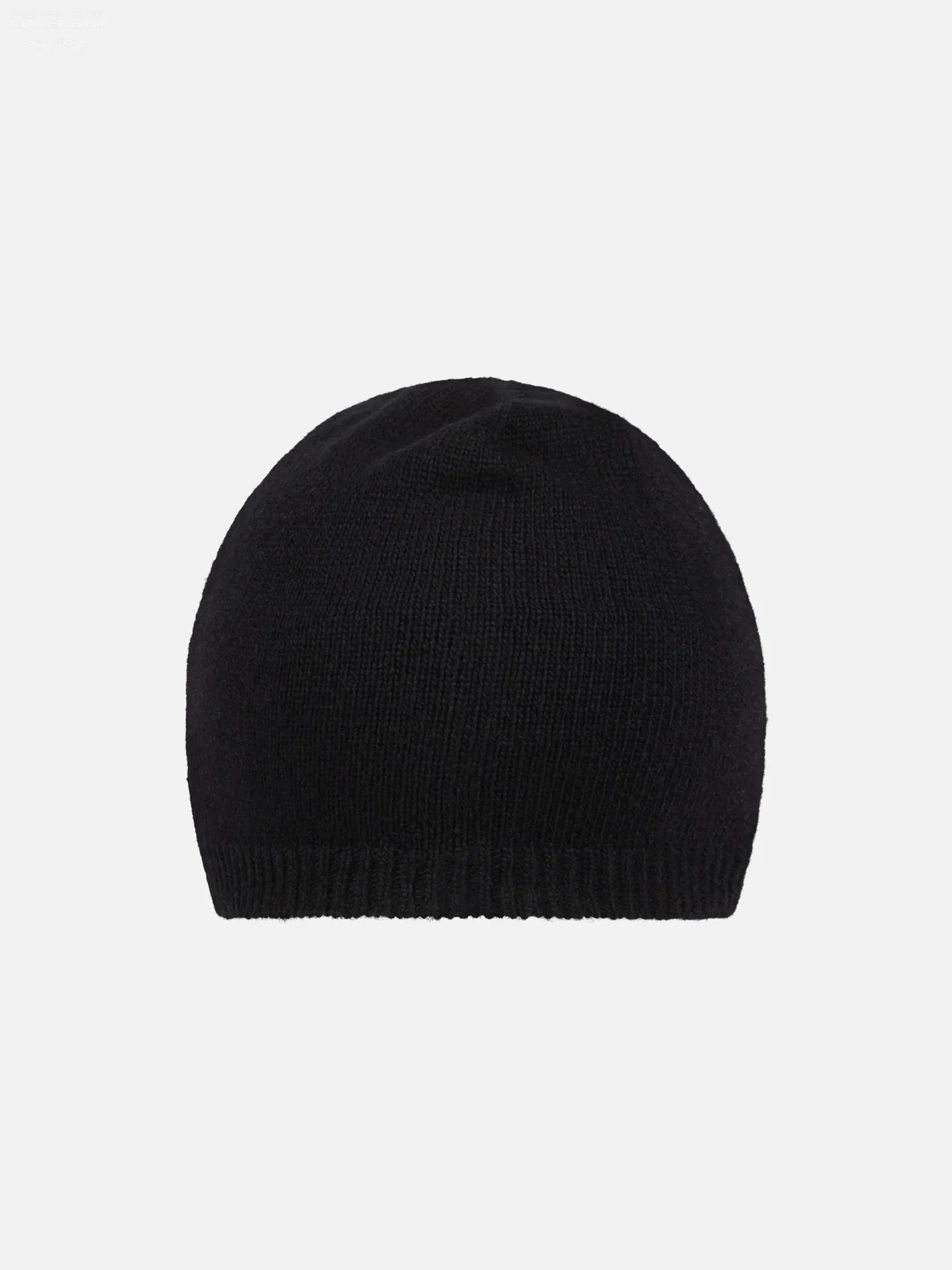 CREST RIB BEANIE in BLACK - Image 5