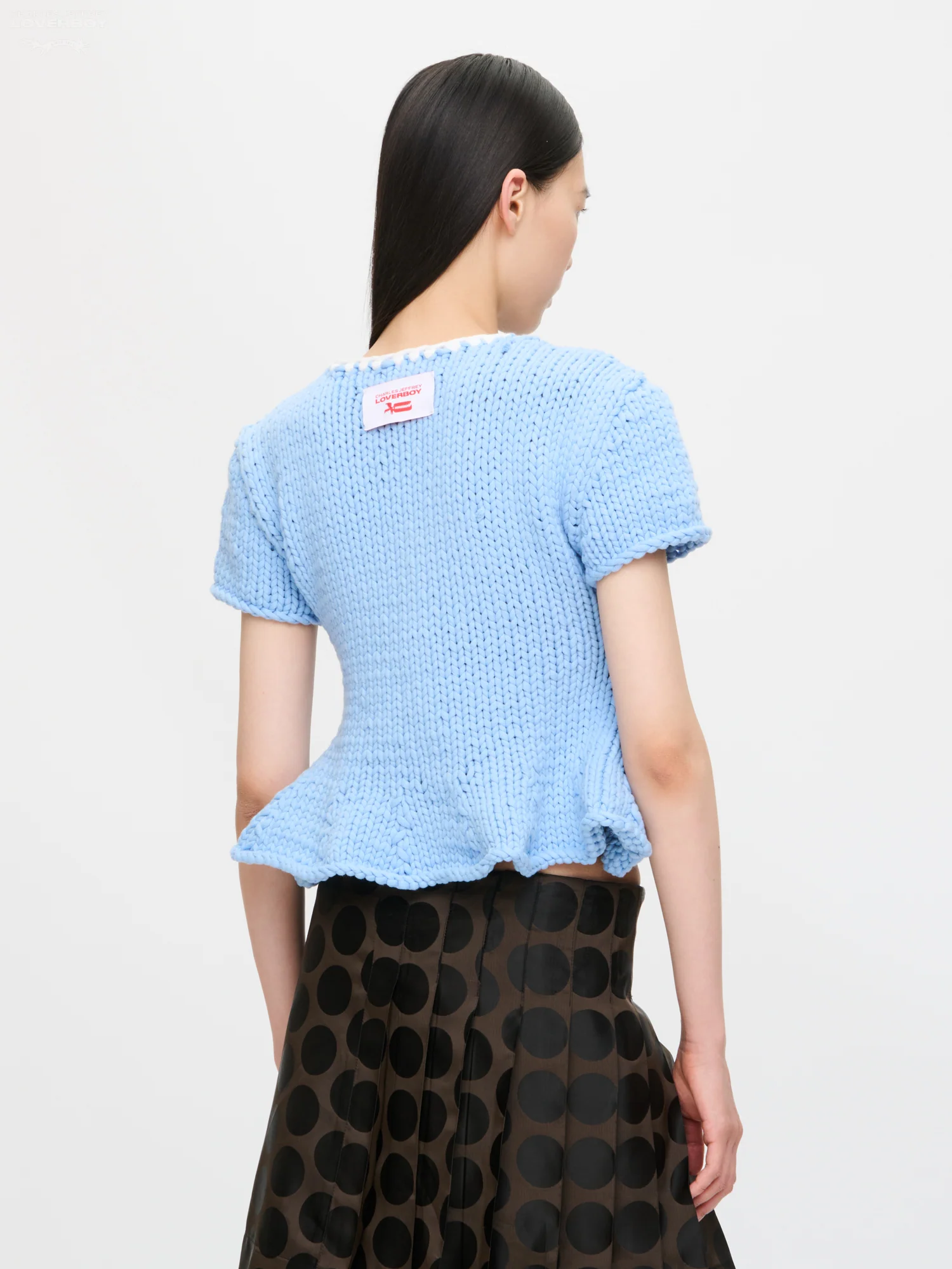 DOLLY TOP in BLUE ECRU - Image 3