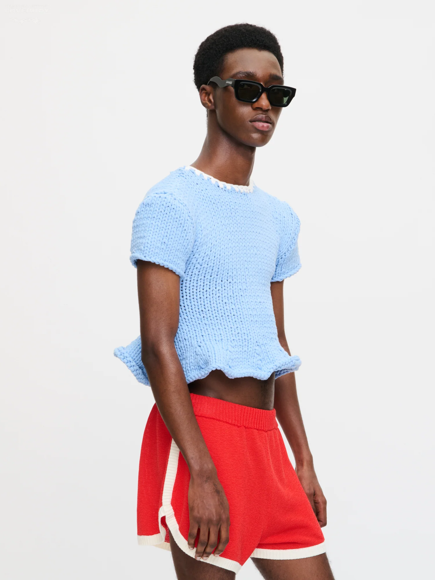 DOLLY TOP in BLUE ECRU - Image 5