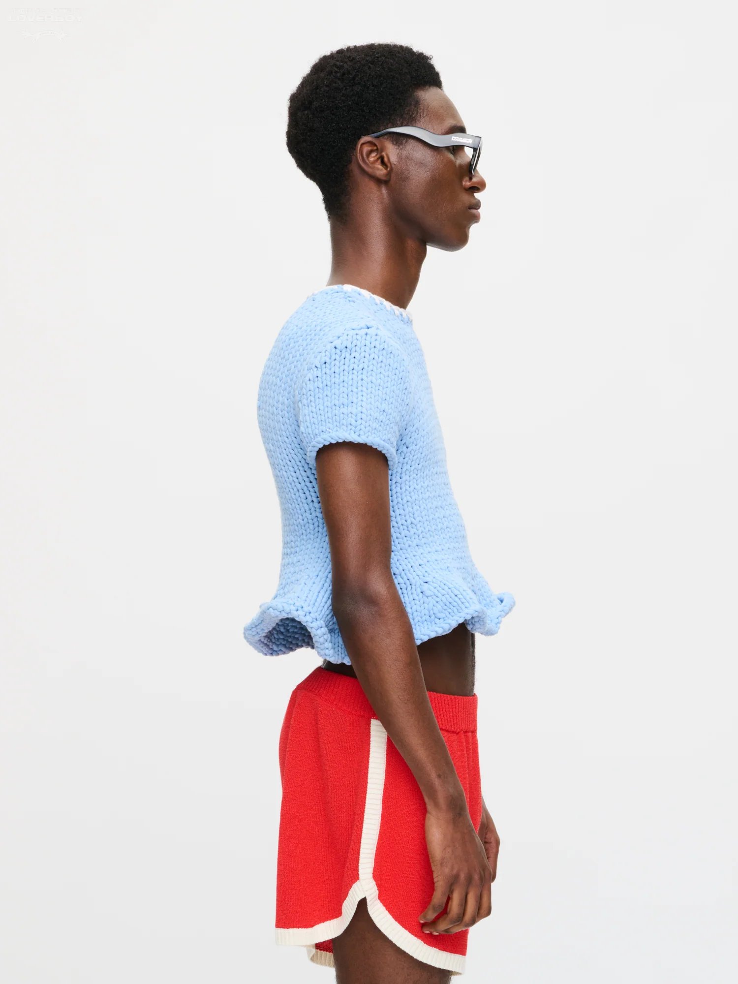 DOLLY TOP in BLUE ECRU - Image 6
