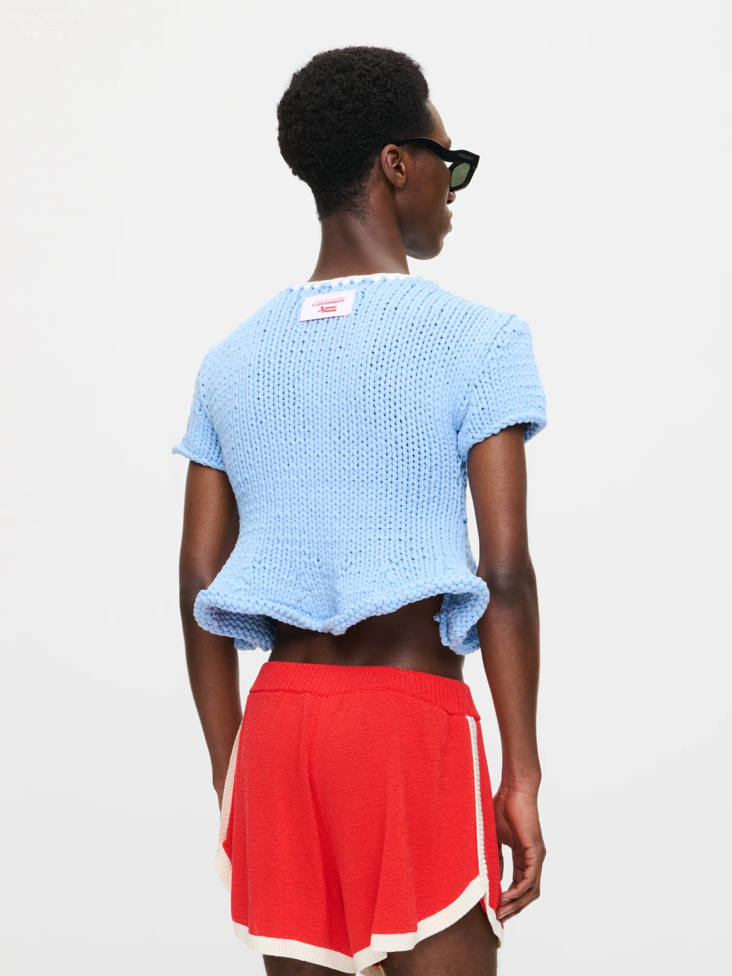 DOLLY TOP in BLUE ECRU - Image 7