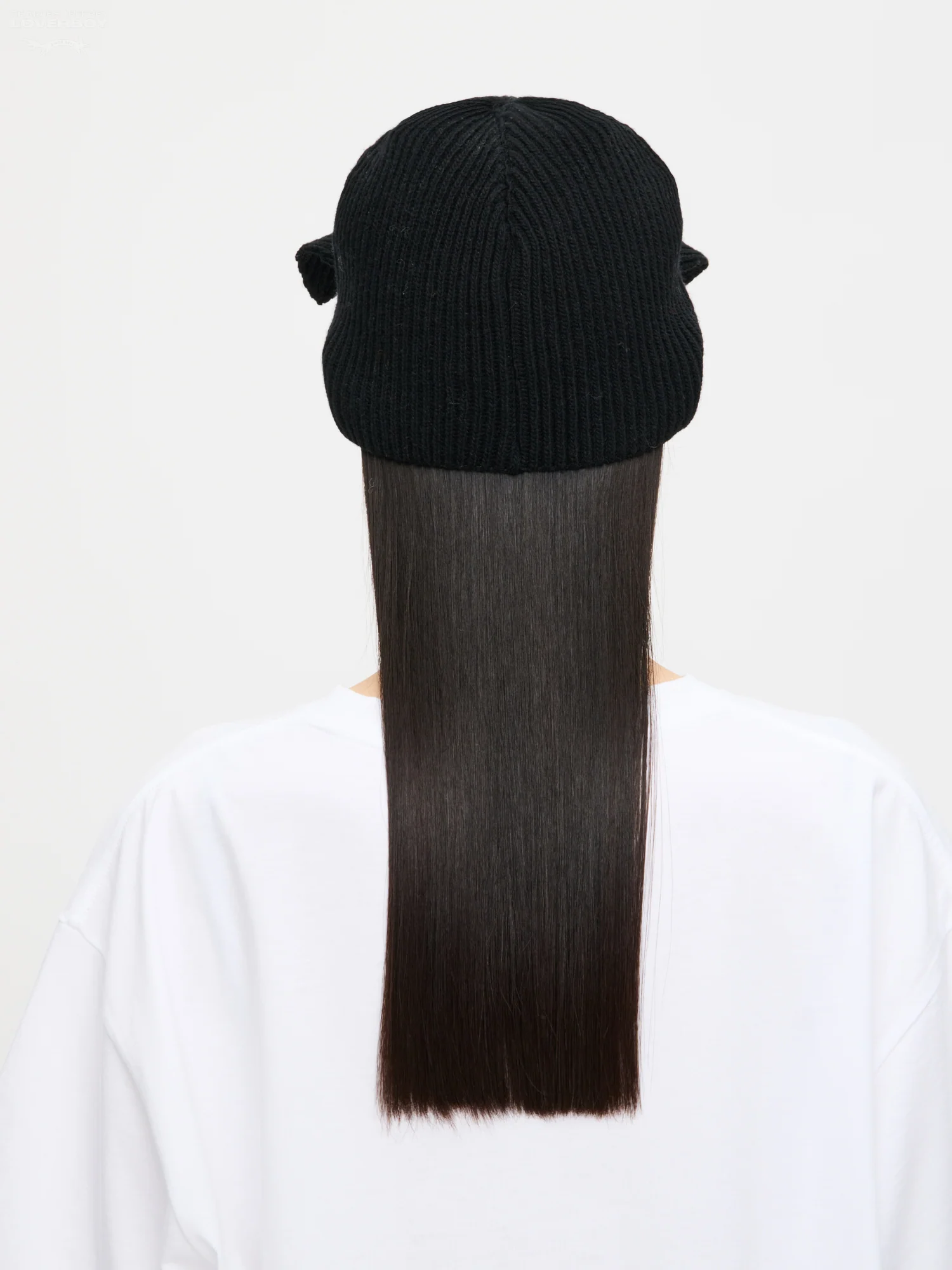 EARS RIB BEANIE in BLACK - Image 3