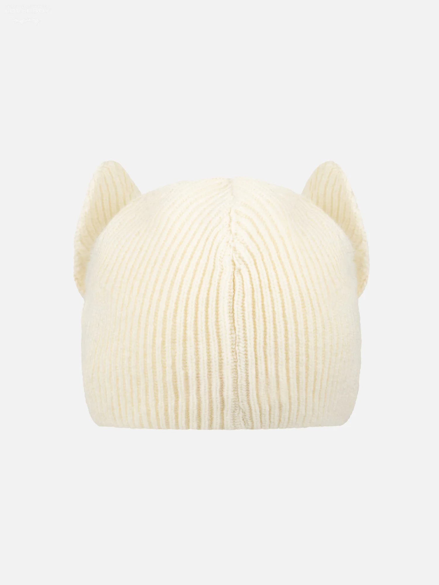 EARS RIB BEANIE in ECRU - Image 5