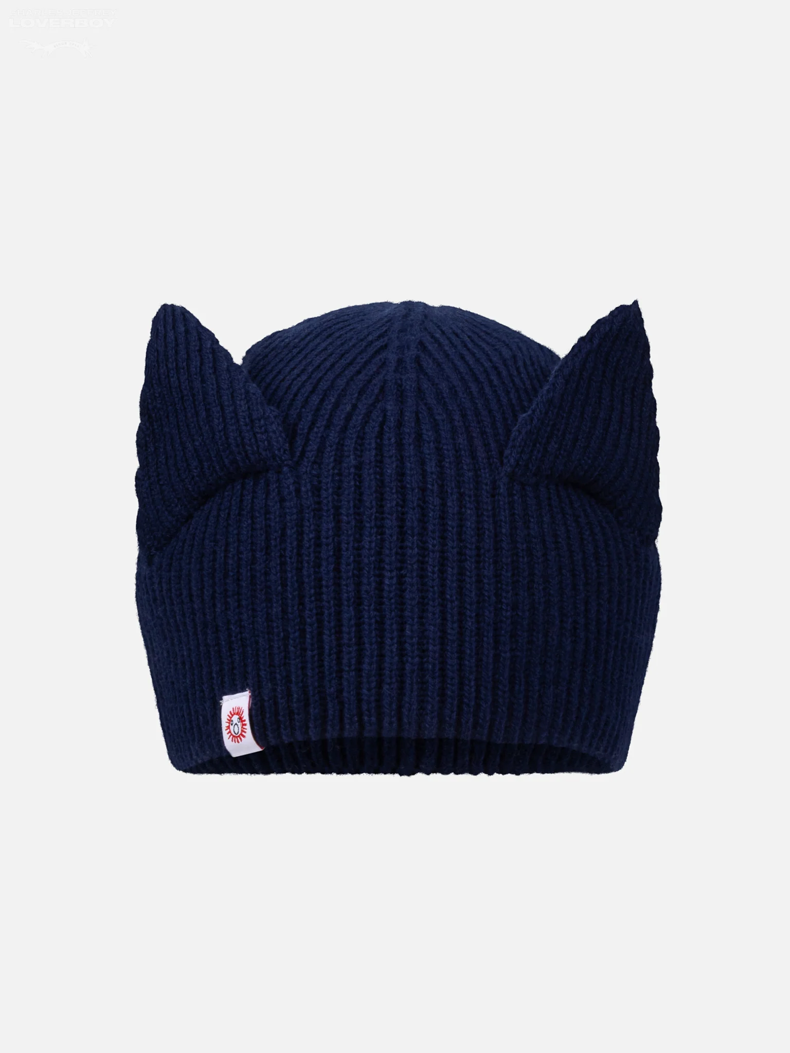 EARS RIB BEANIE in NAVY - Image 4