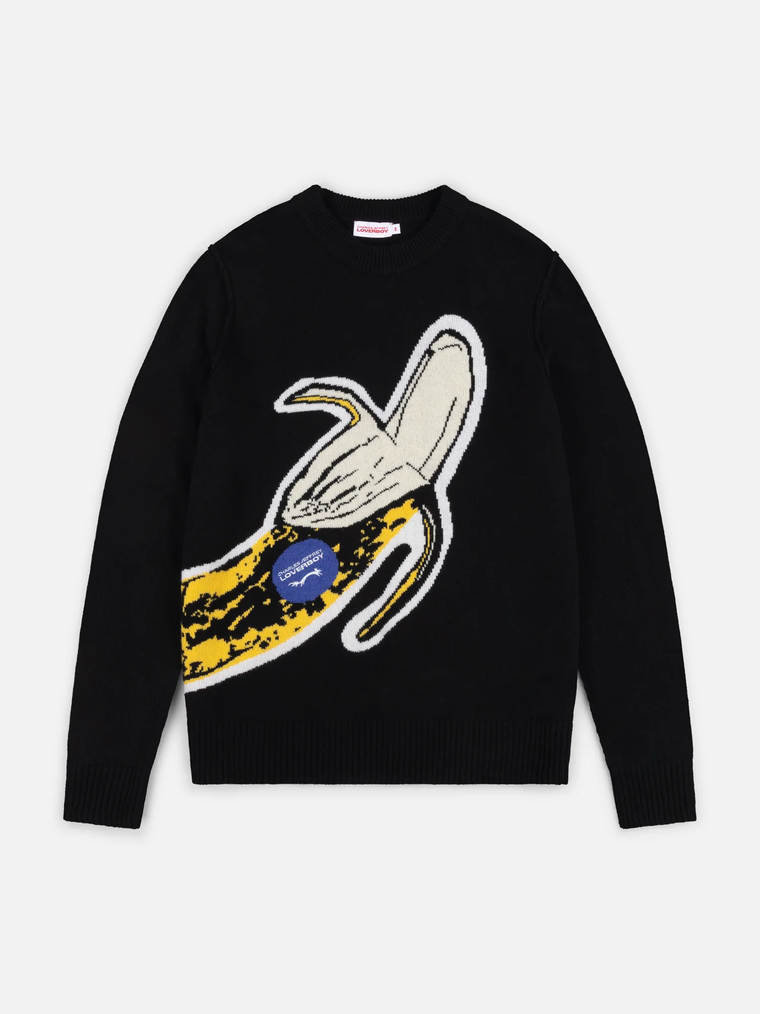 GRAPHIC JUMPER in BLACK YELLOW - Image 5