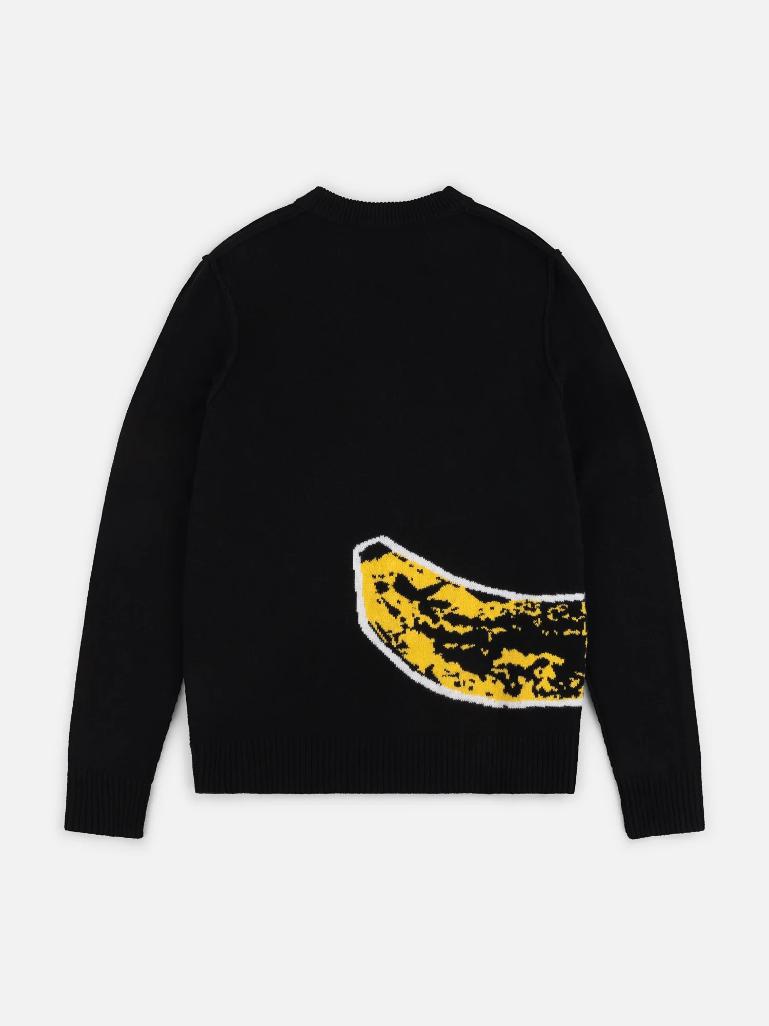 GRAPHIC JUMPER in BLACK YELLOW - Image 6