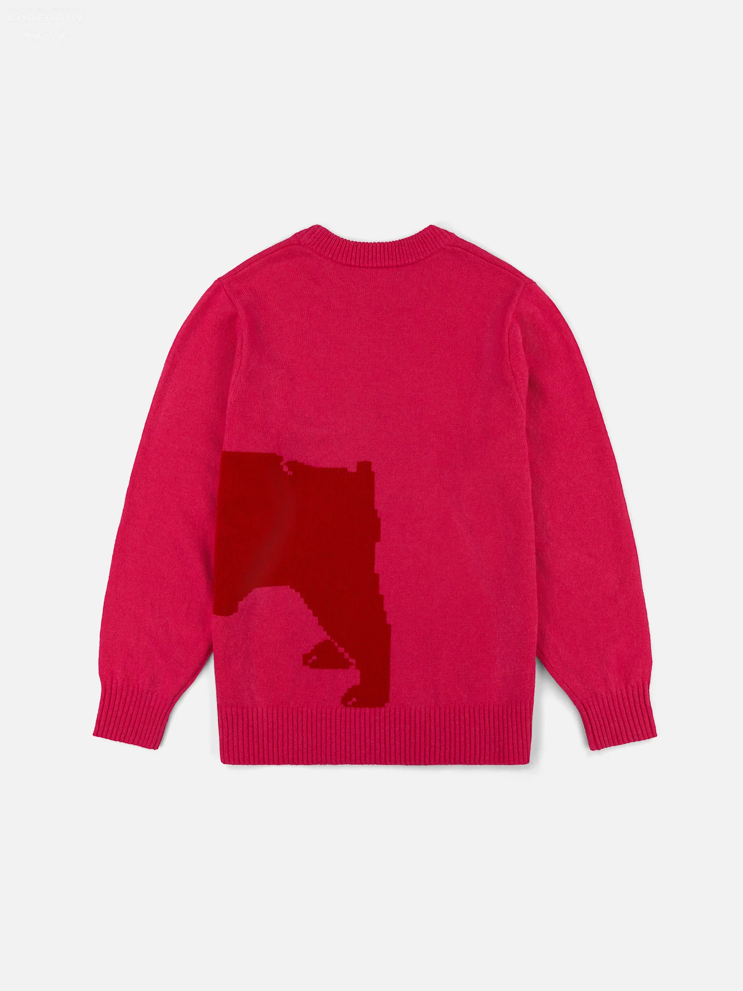 GRAPHIC SWEATER in PINK RED BULLDOG - Image 6