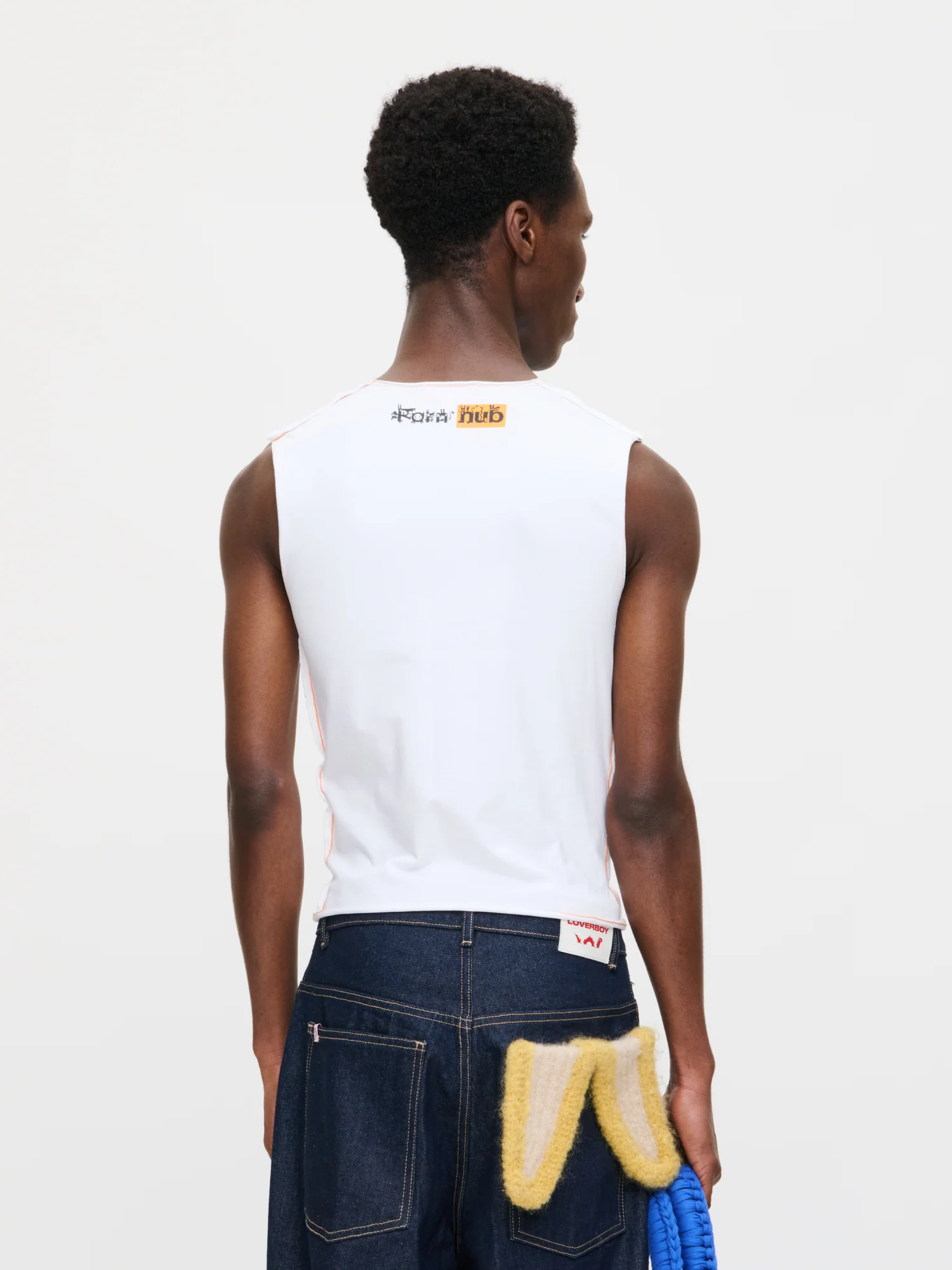 GRAPHIC TANK TOP in WHITE - Image 5