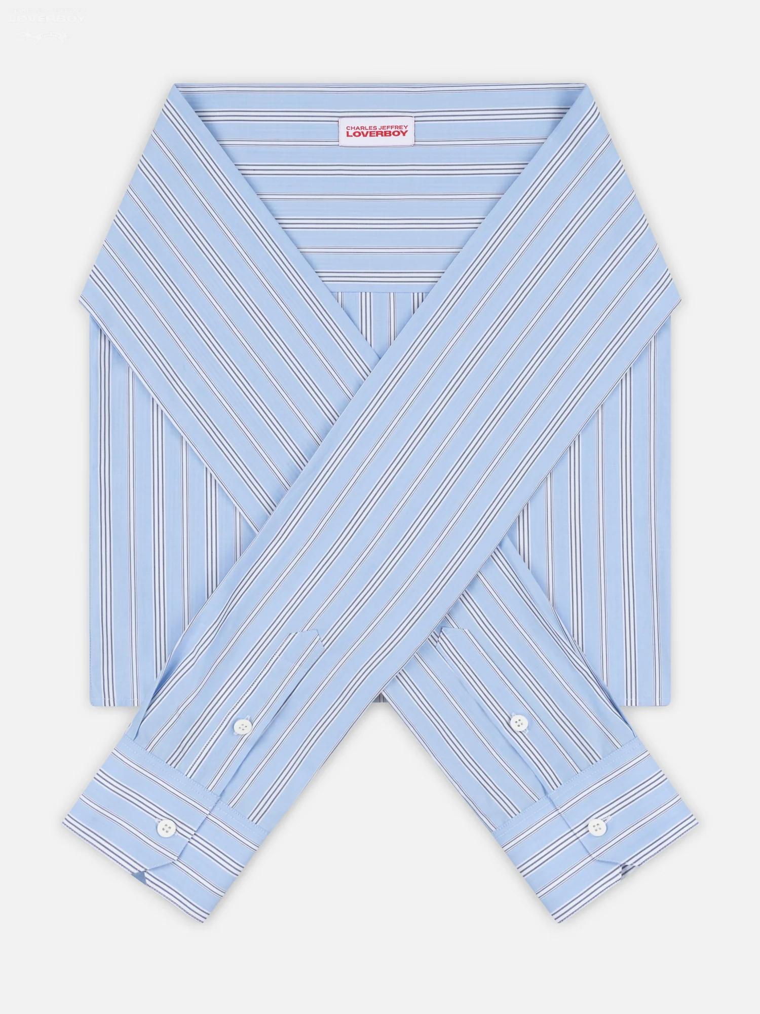 HOLD ME EVERYWHERE SCARF in BLUE STRIPE