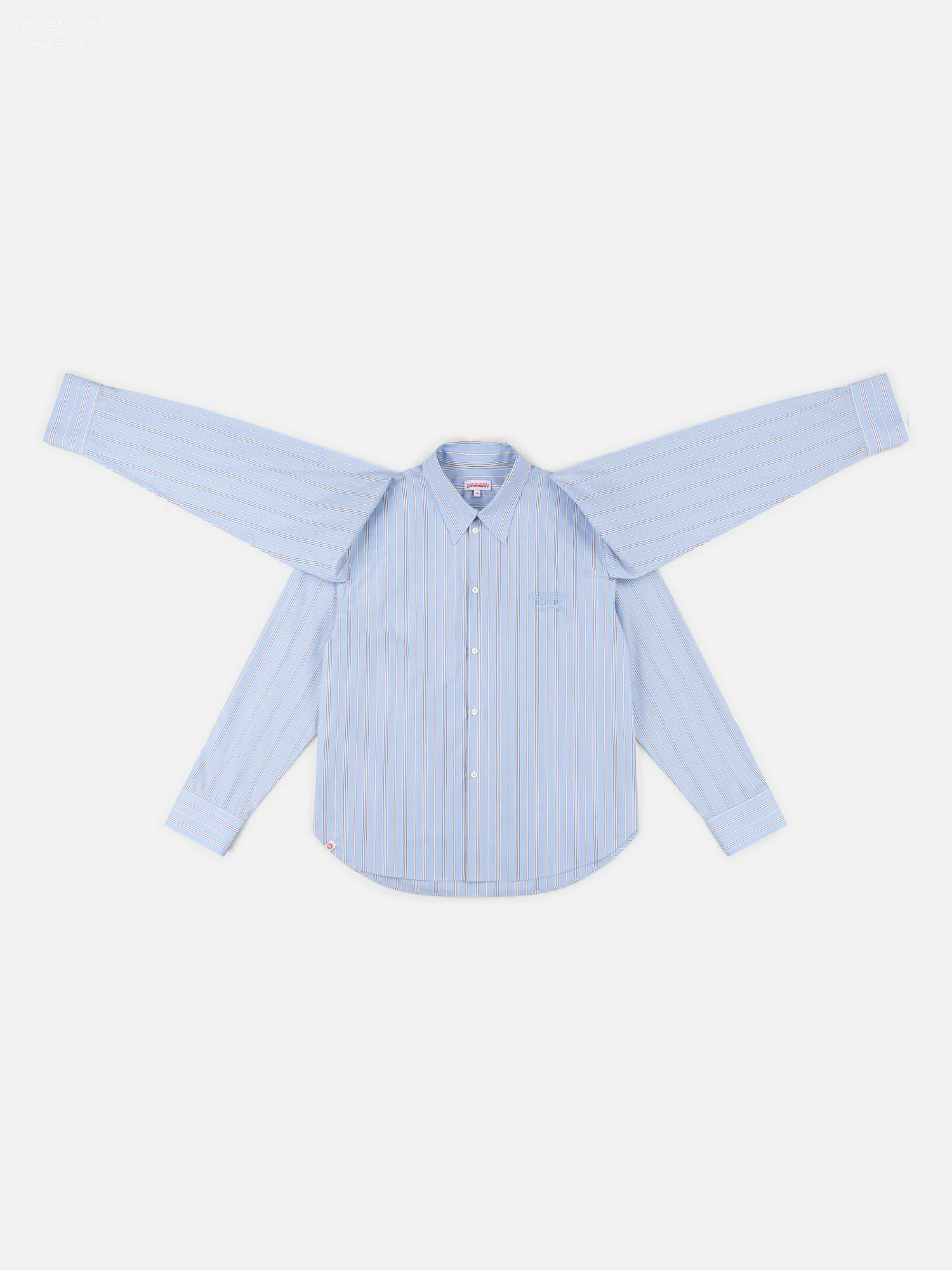 HOLD ME SHIRT in BLUE STRIPE - Image 10