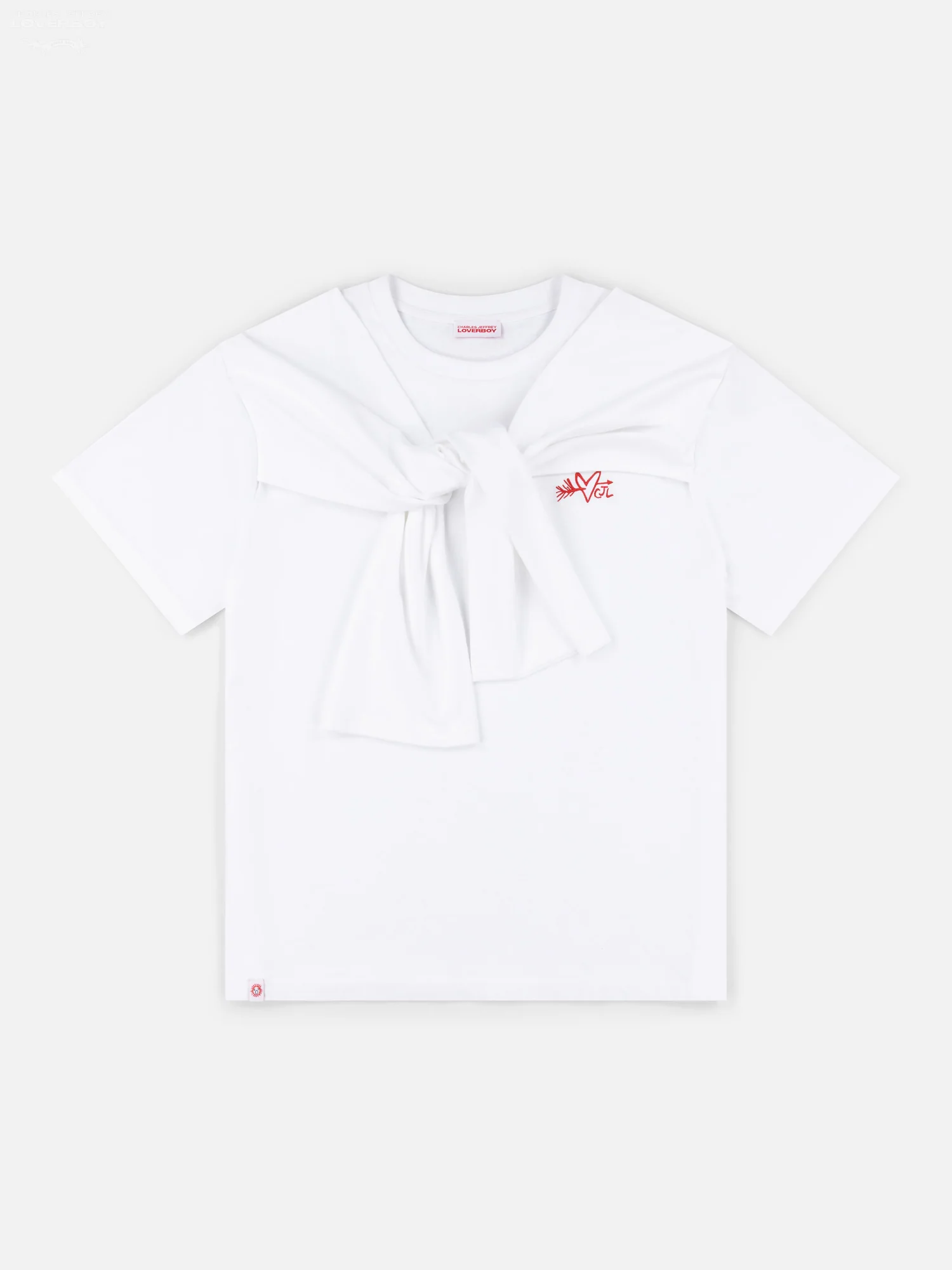 HOLD ME TEE in WHITE - Image 7