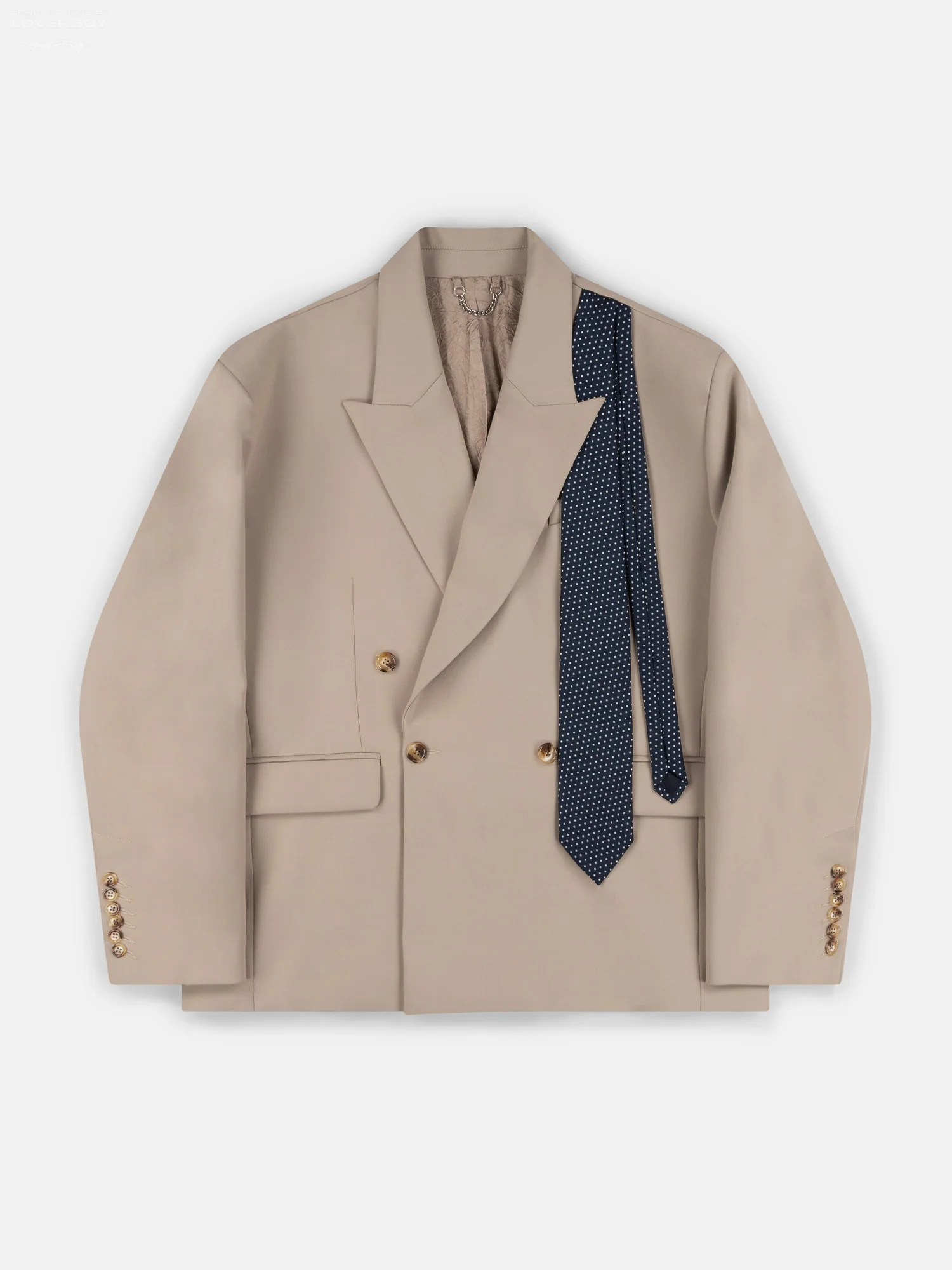 LATE TO WORK JACKET in BEIGE - Image 8