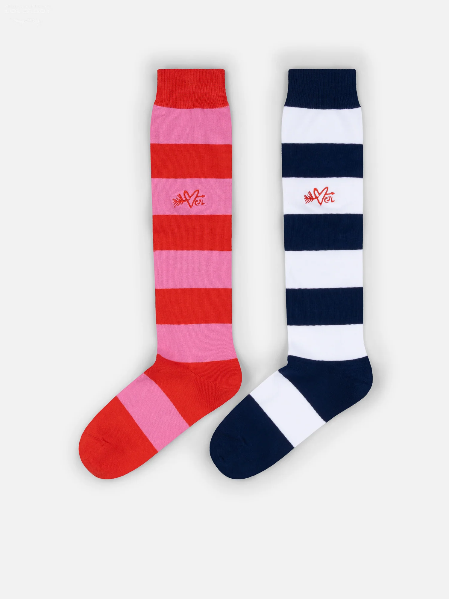LOVERBOY SOCK - MULTIPACK in NAVY WHITE CORAL PINK
