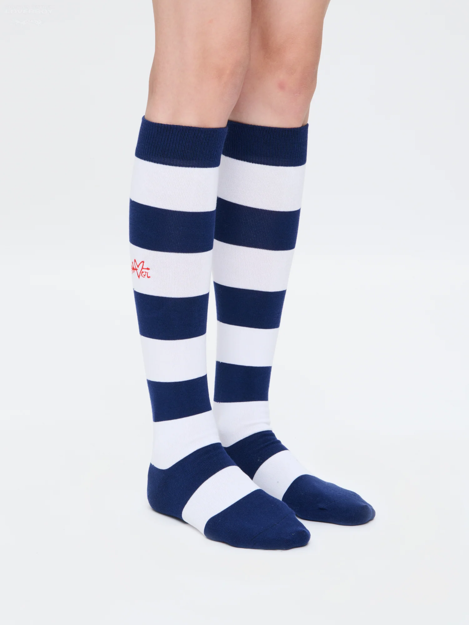 LOVERBOY SOCK - MULTIPACK in NAVY WHITE CORAL PINK - Image 3