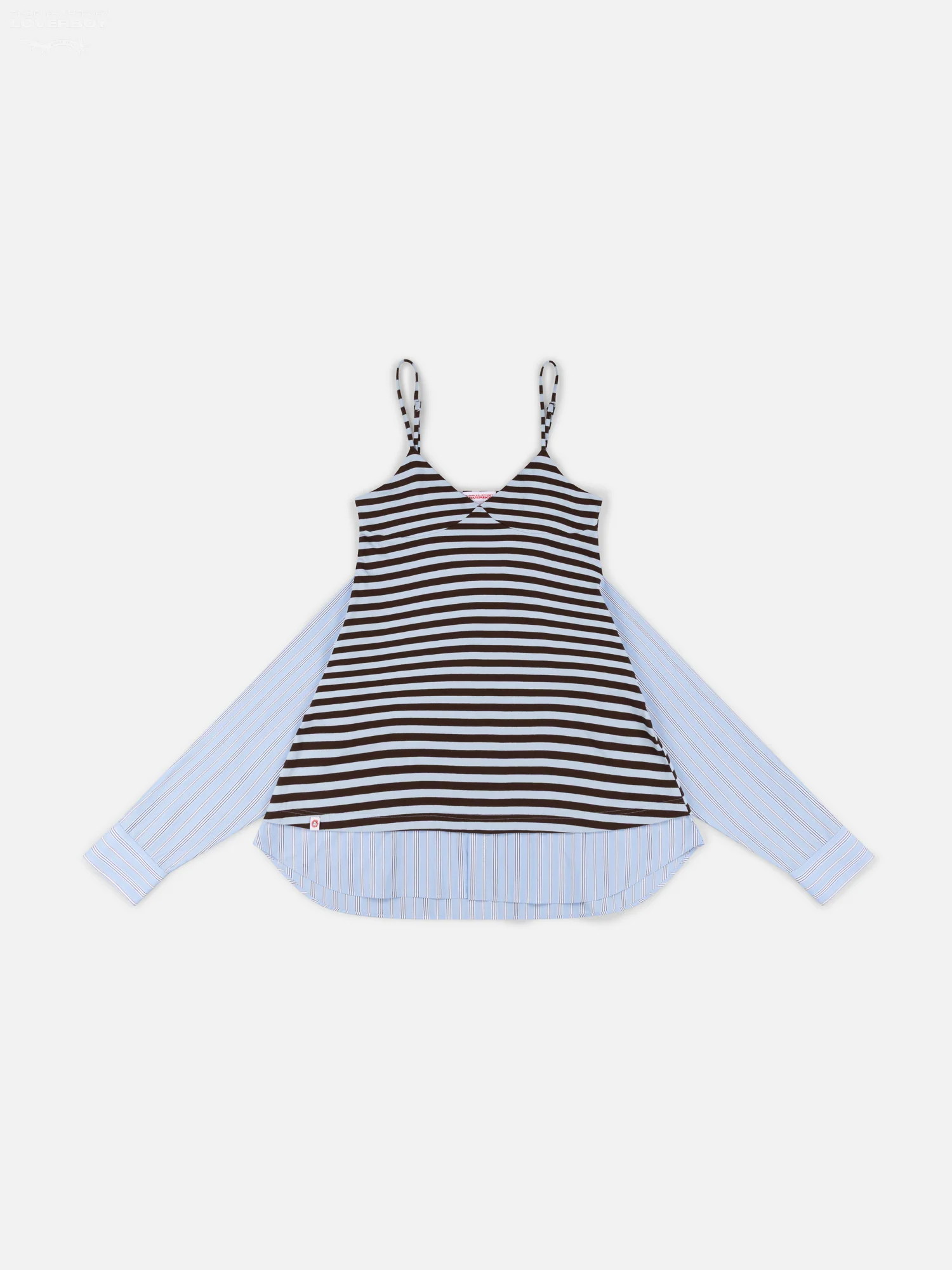 MERGE HUG DRESS in BLUE STRIPE - Image 4