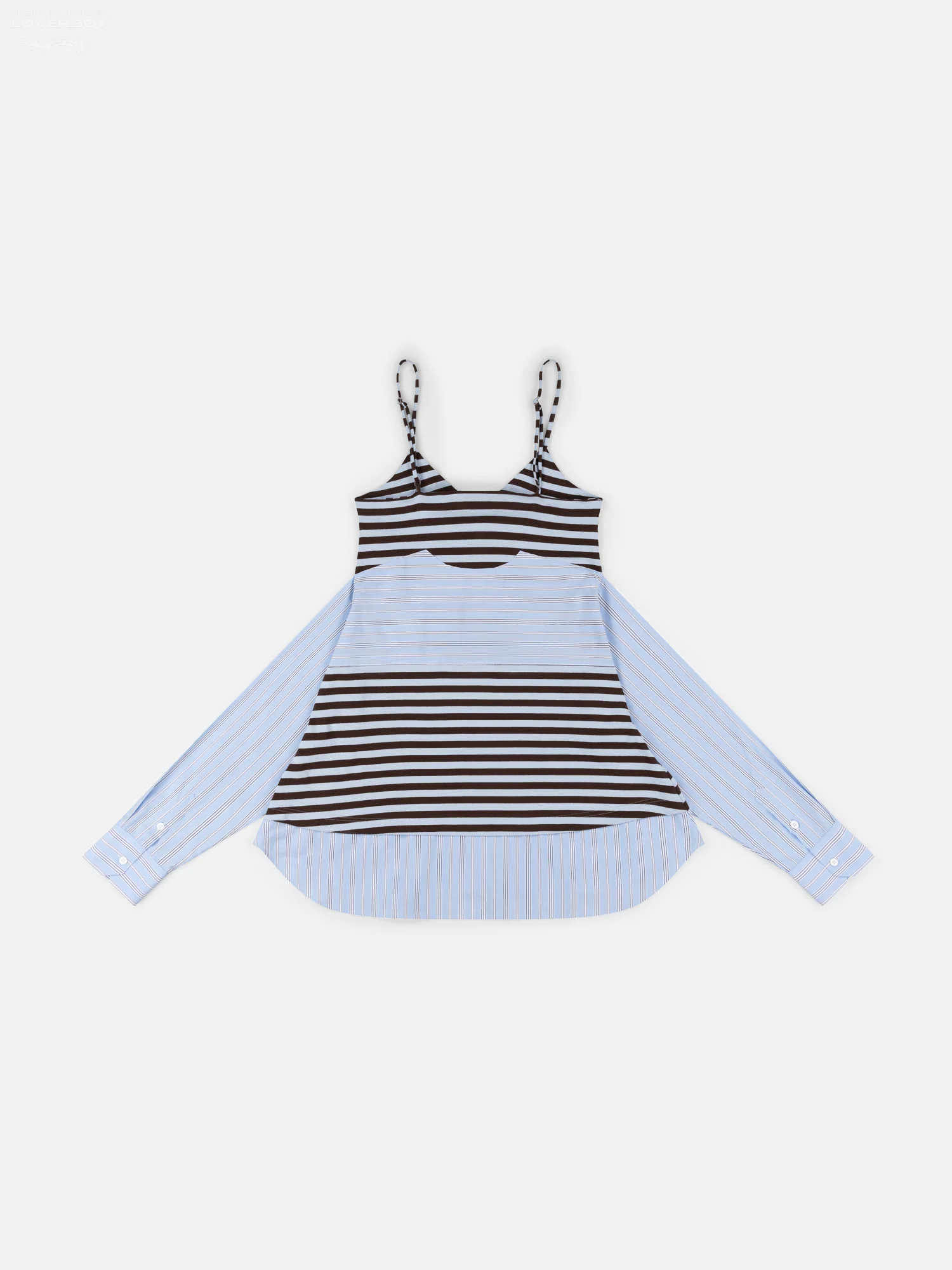 MERGE HUG DRESS in BLUE STRIPE - Image 5