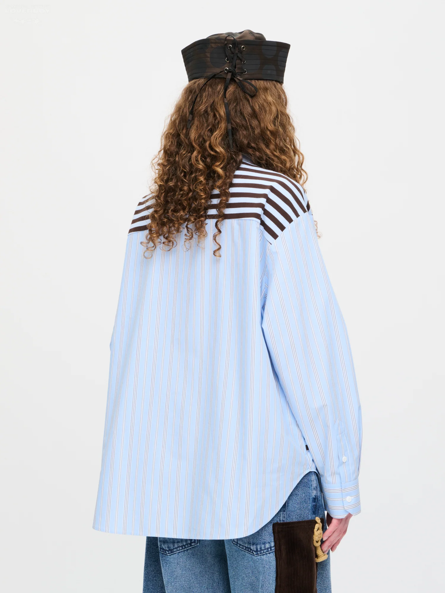 MERGE SHIRT in BLUE STRIPE - Image 3