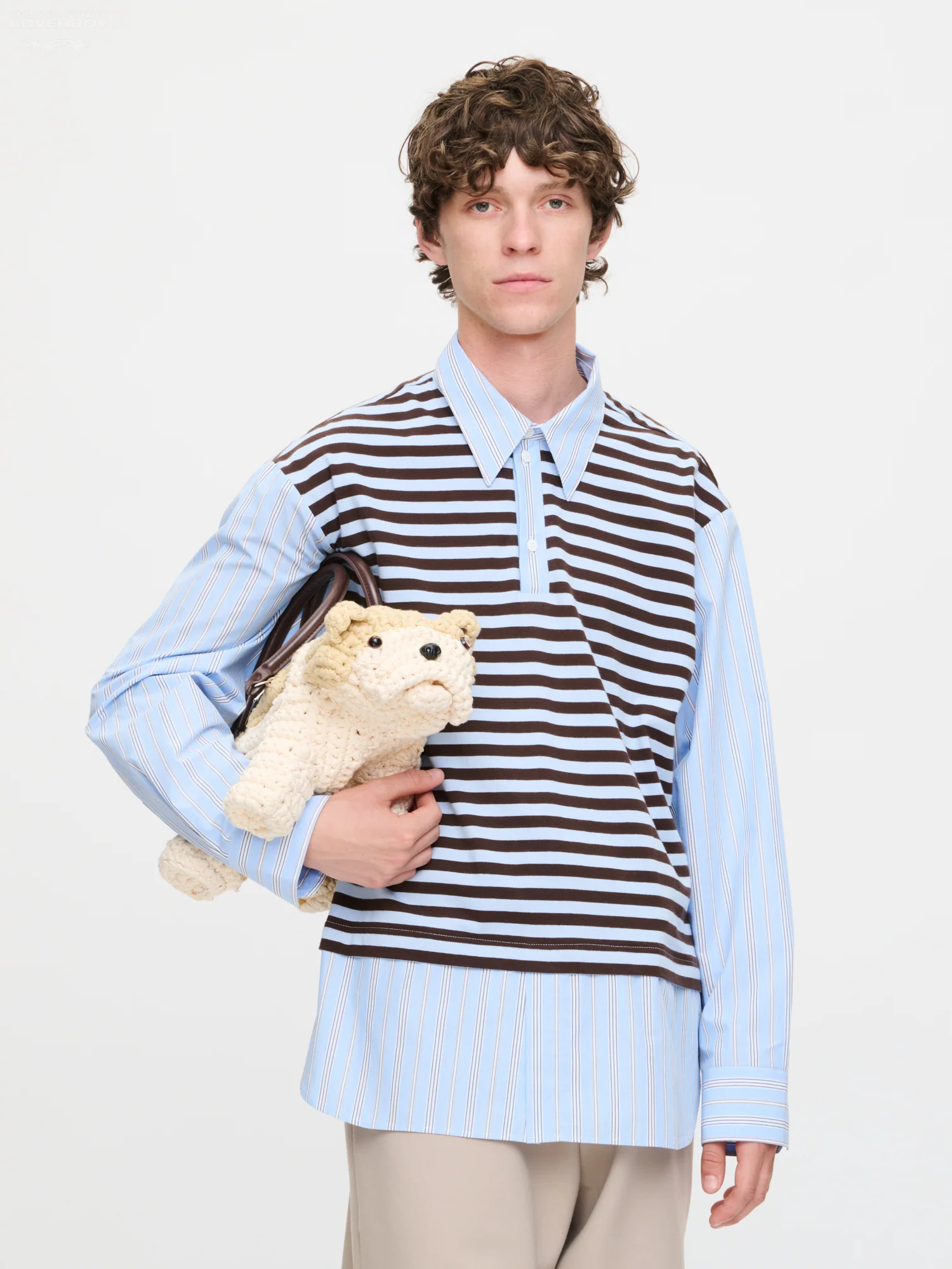 MERGE SHIRT in BLUE STRIPE - Image 5