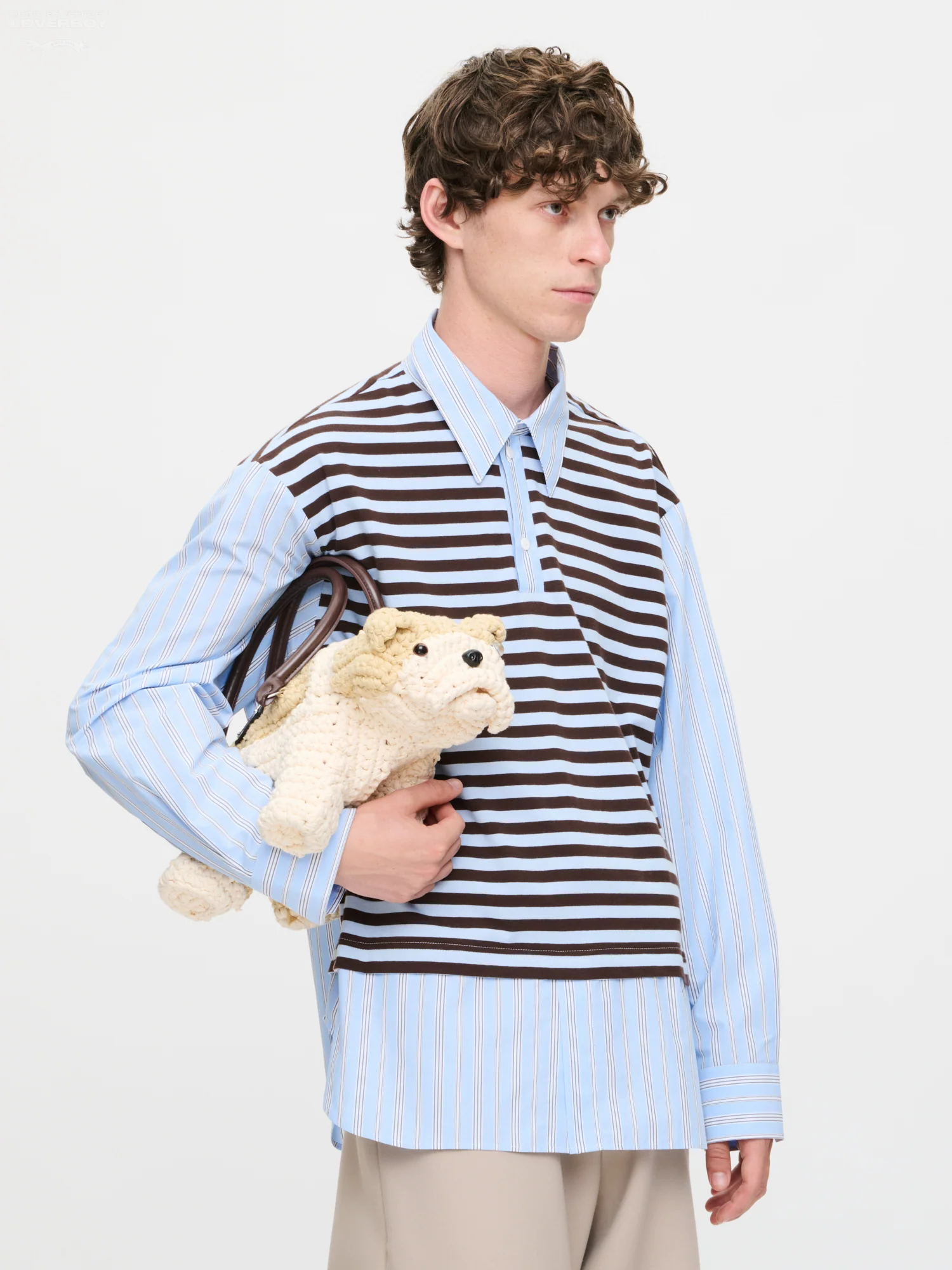 MERGE SHIRT in BLUE STRIPE - Image 6