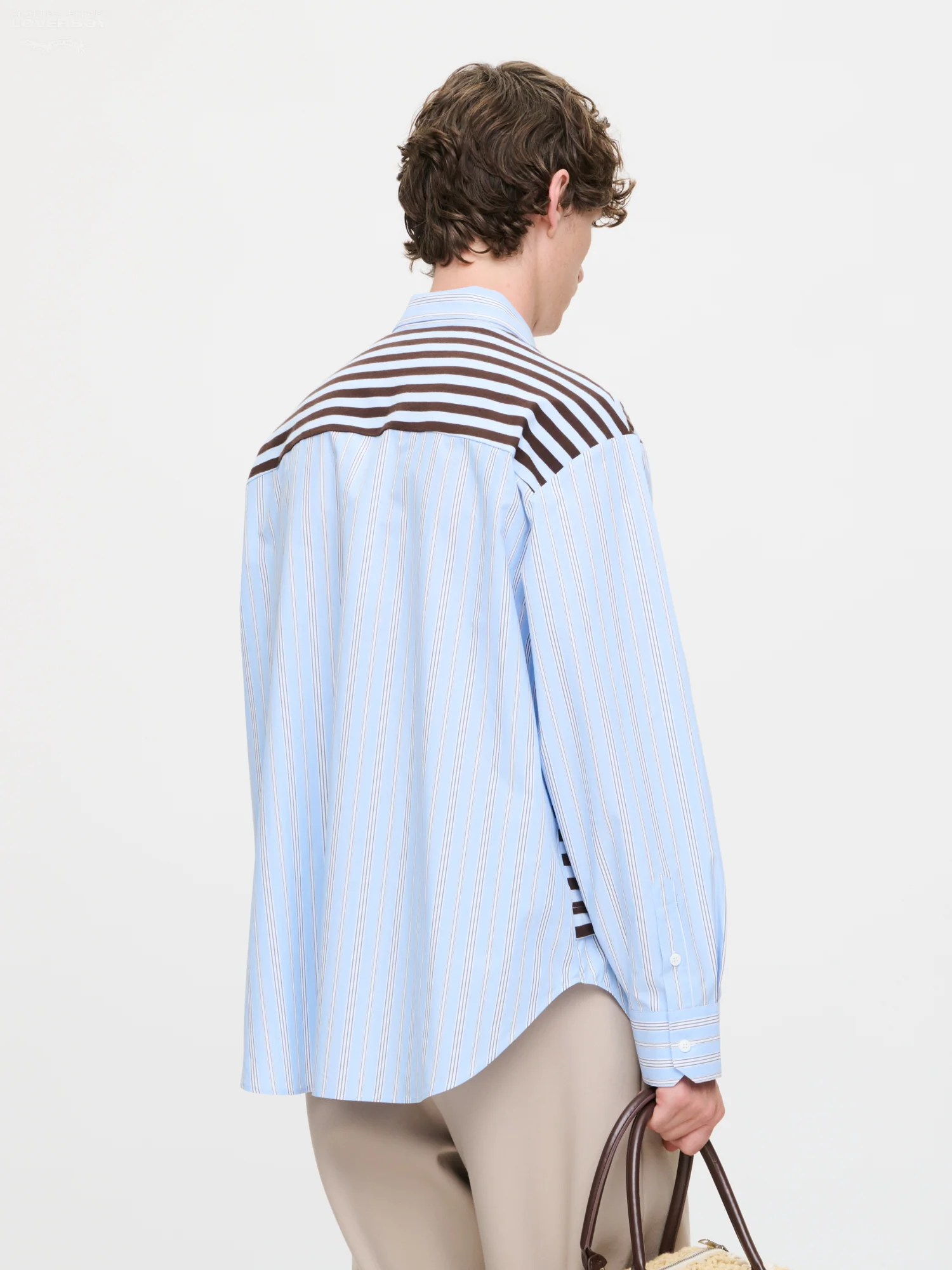 MERGE SHIRT in BLUE STRIPE - Image 7