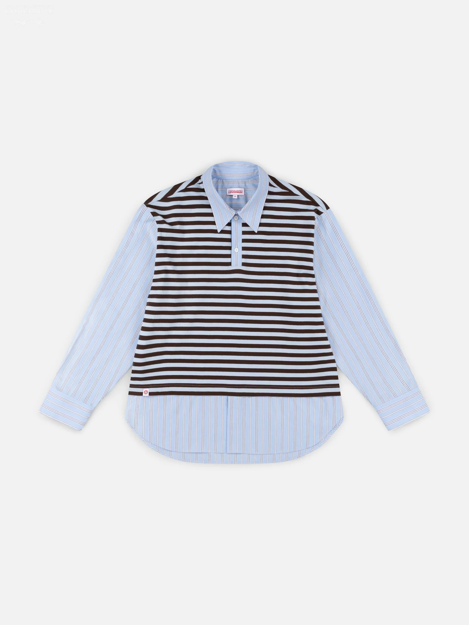 MERGE SHIRT in BLUE STRIPE - Image 8