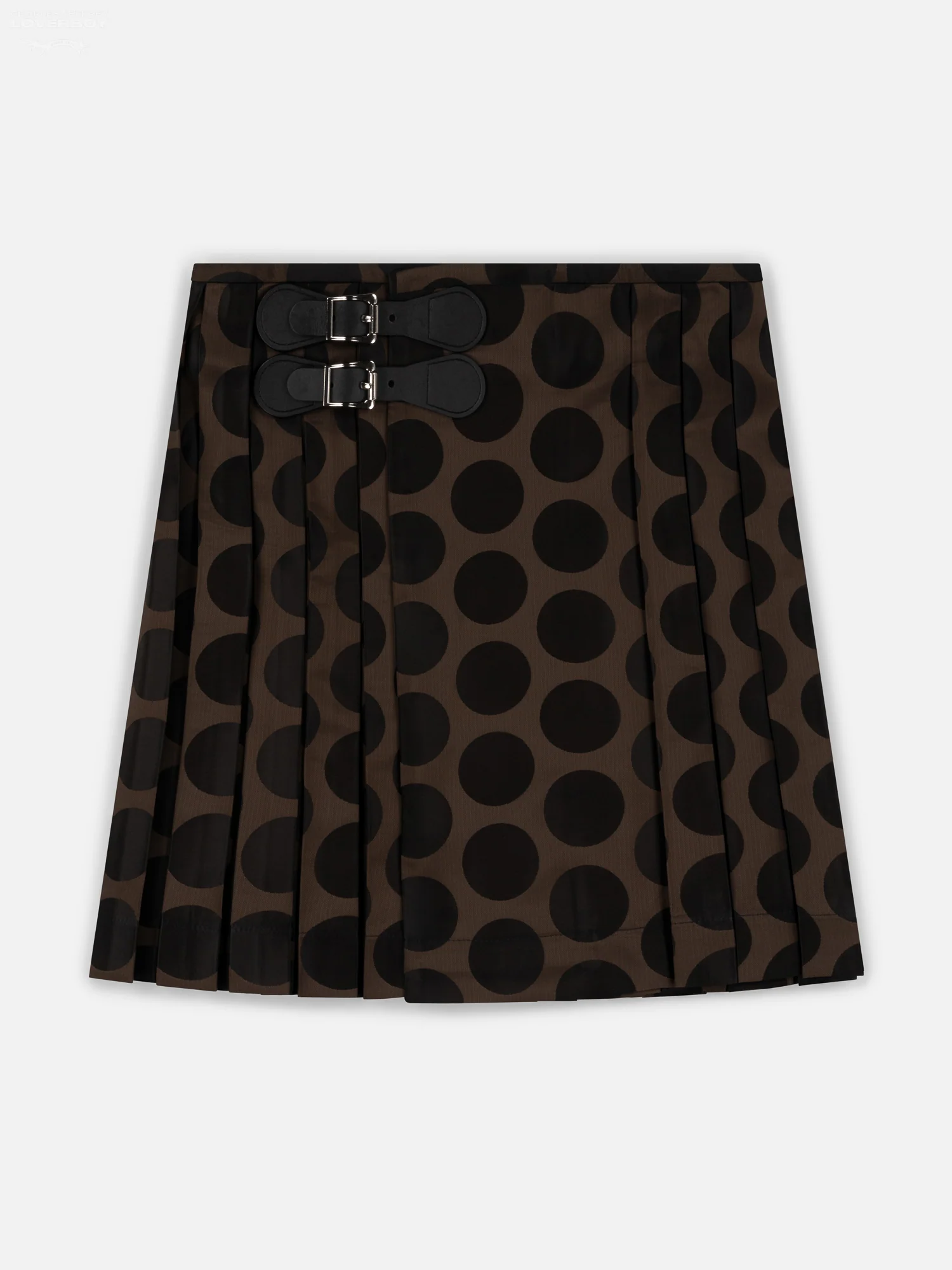 MINI KILT in BROWN POLKA DOT - Image 5